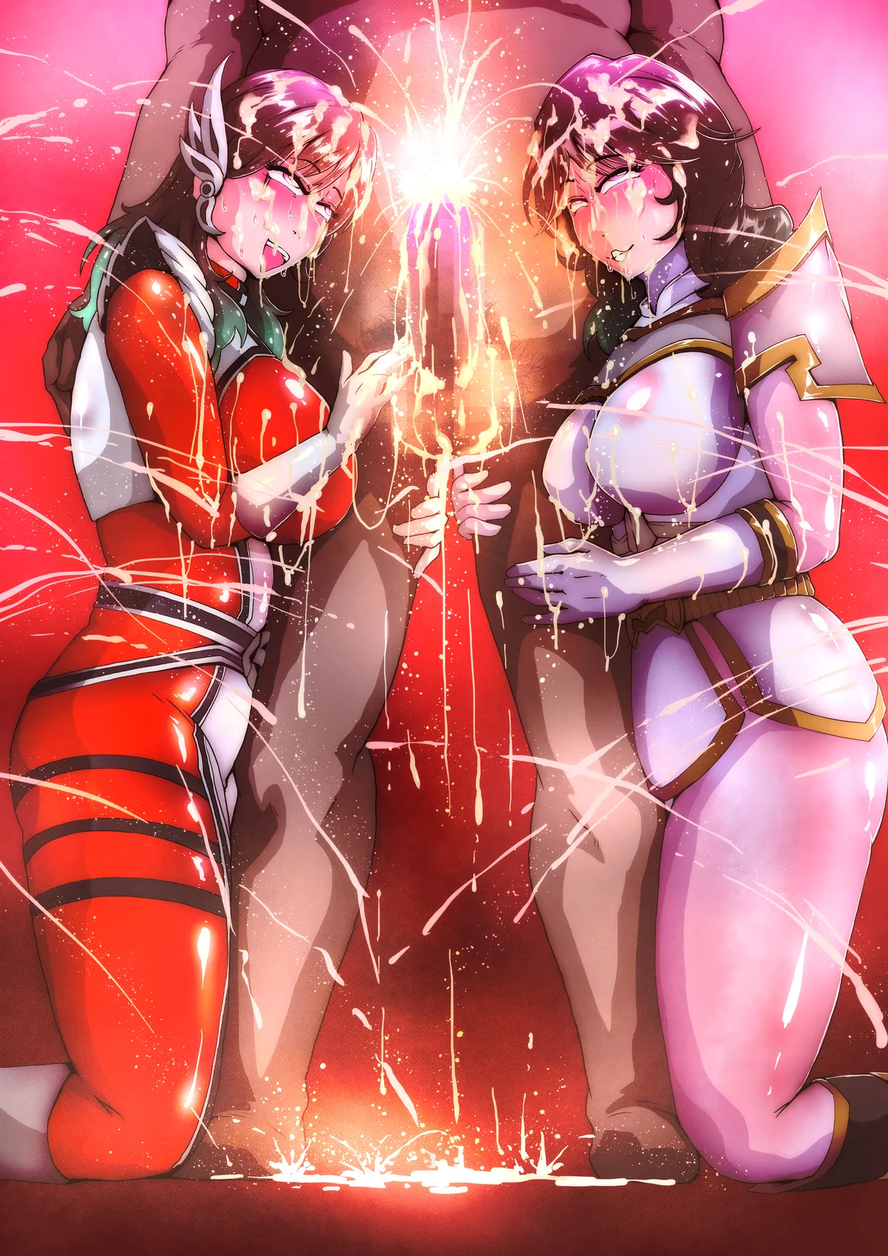 熟々戦隊ヒロインぶっかけパーティ！ page 3 full