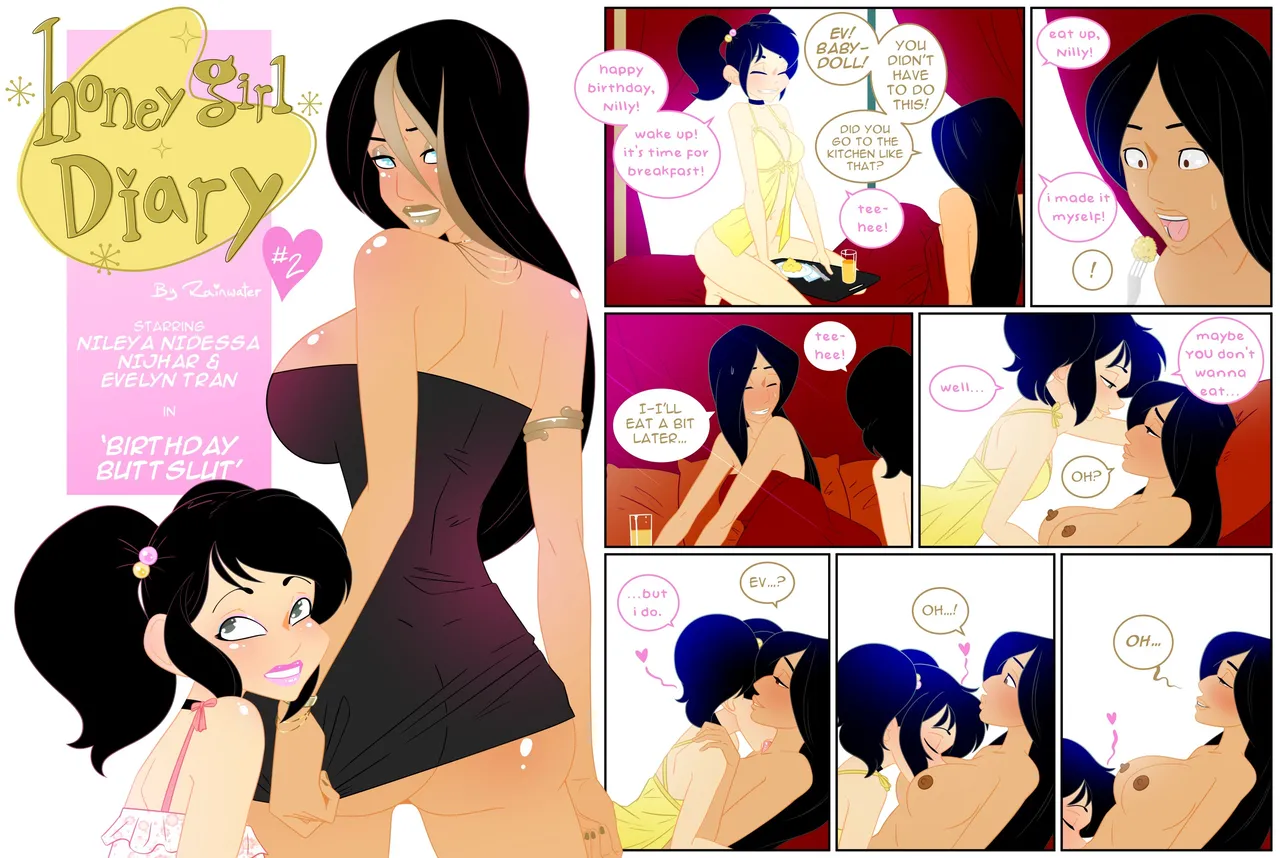 Honey Girl Diary #2 - Birthday Butt Slut page 1 full