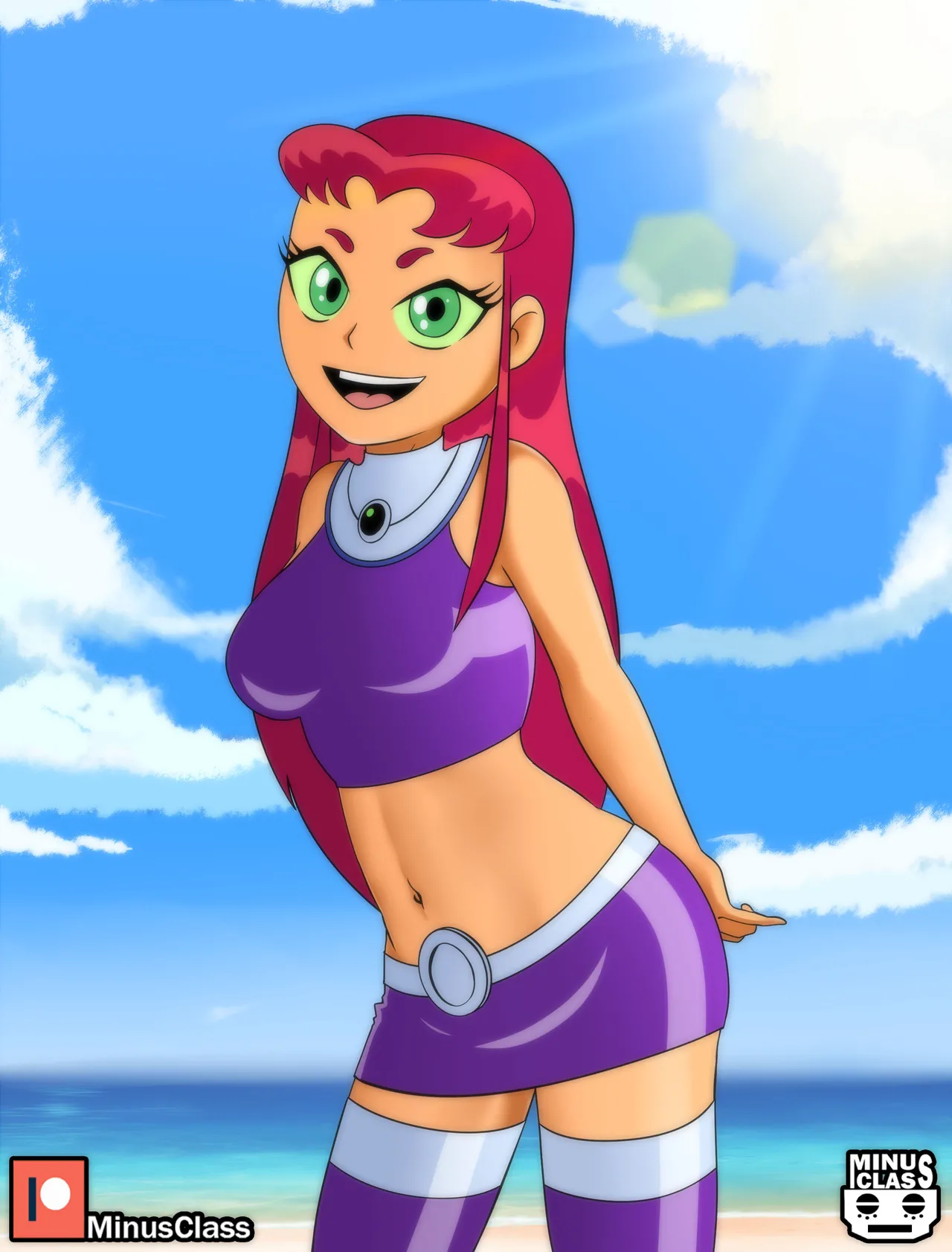 Starfire tee titans by artist:minusclass page 1 full