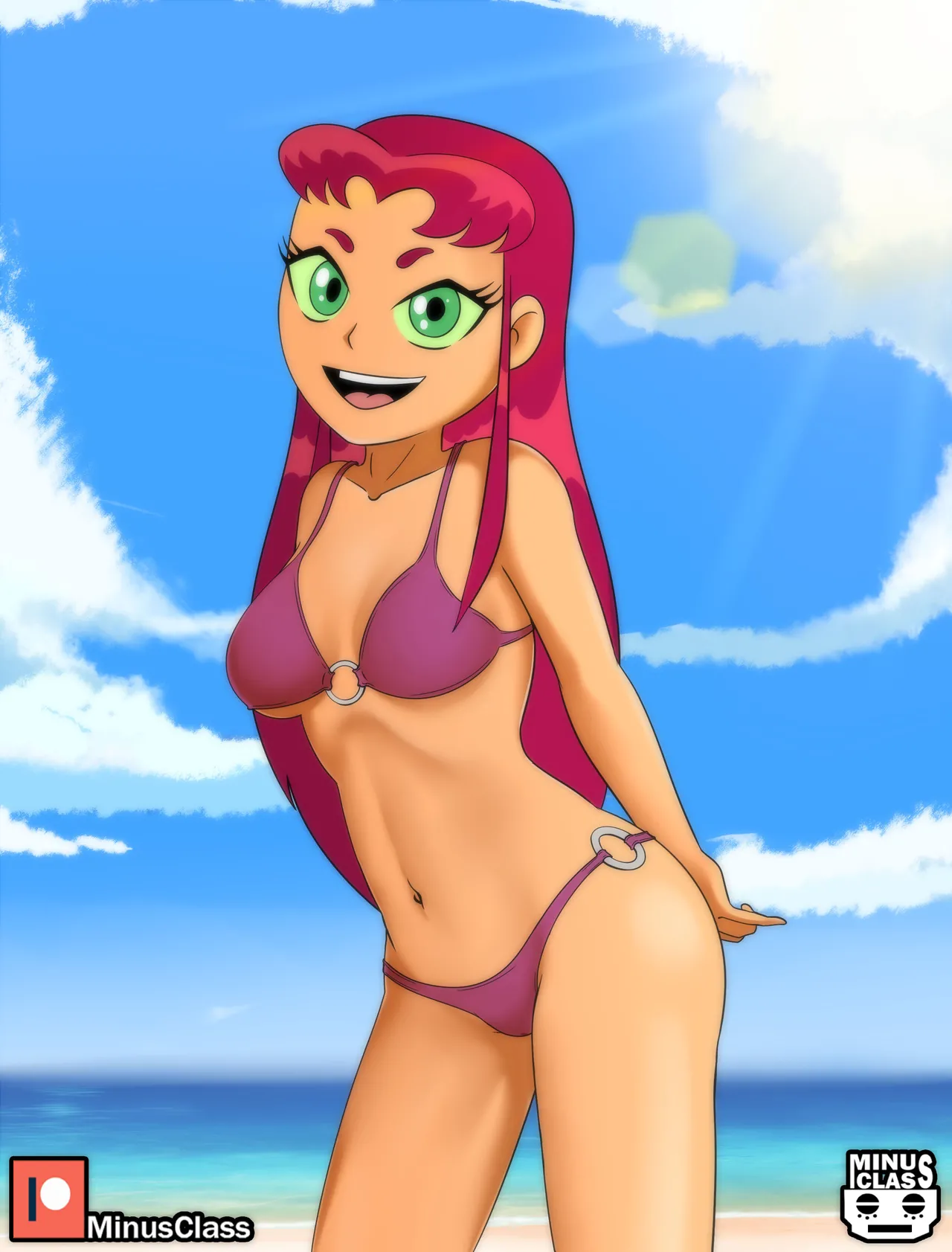 Starfire tee titans by artist:minusclass page 2 full