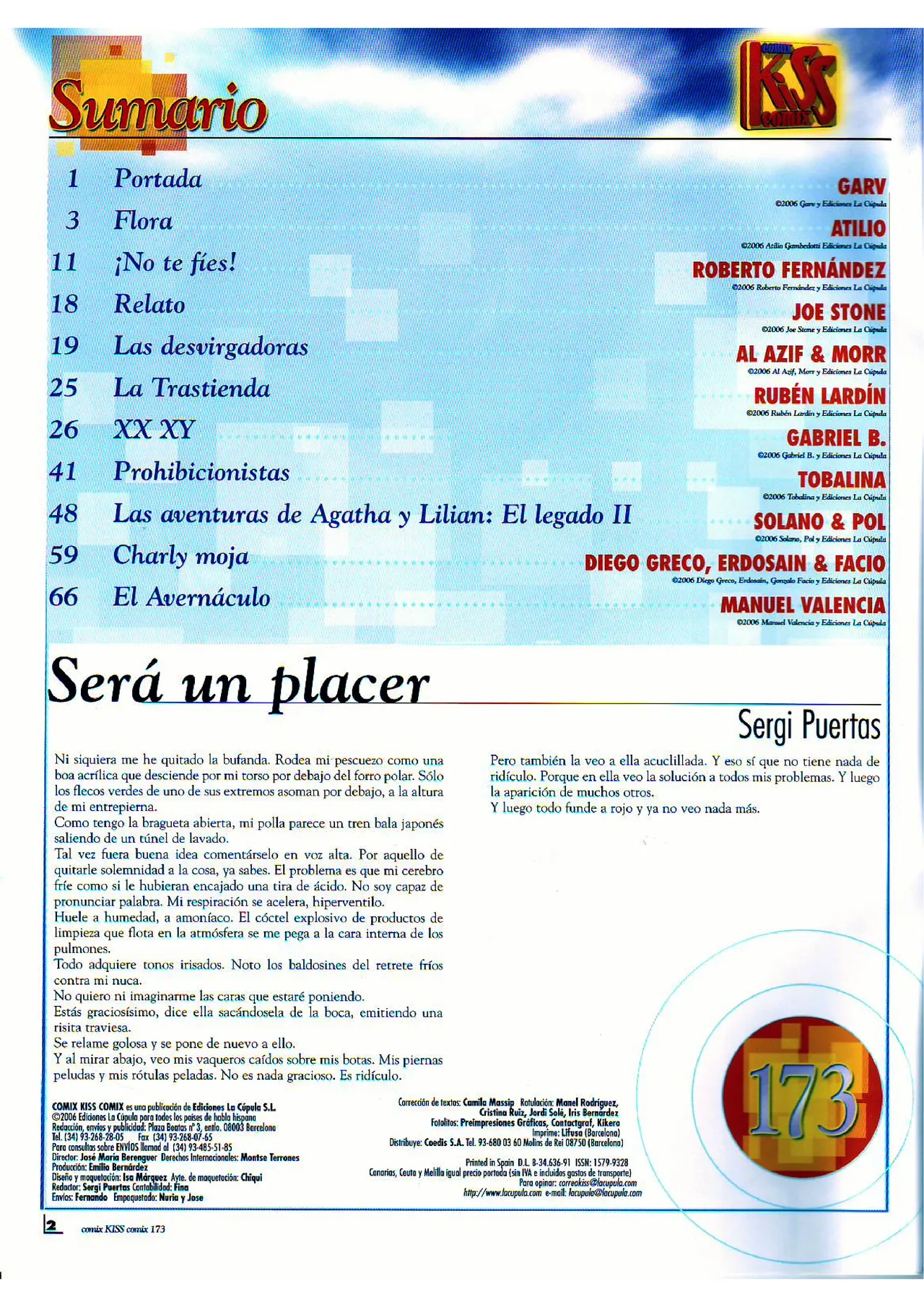 Kiss Comix #173 page 2 full