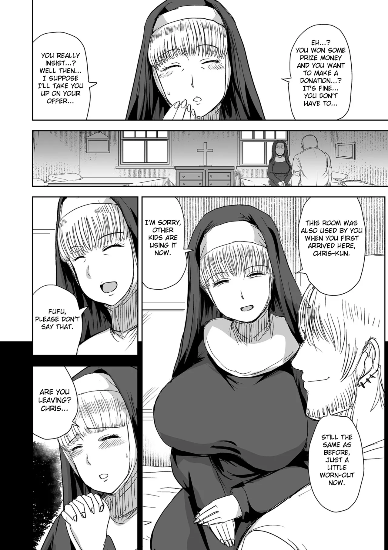 Ochitaru Seijo ― Bakunyū Toshima Shisutā no Junan ― I The Fallen Saint: The Ordeal of the Busty Older Nun page 6 full