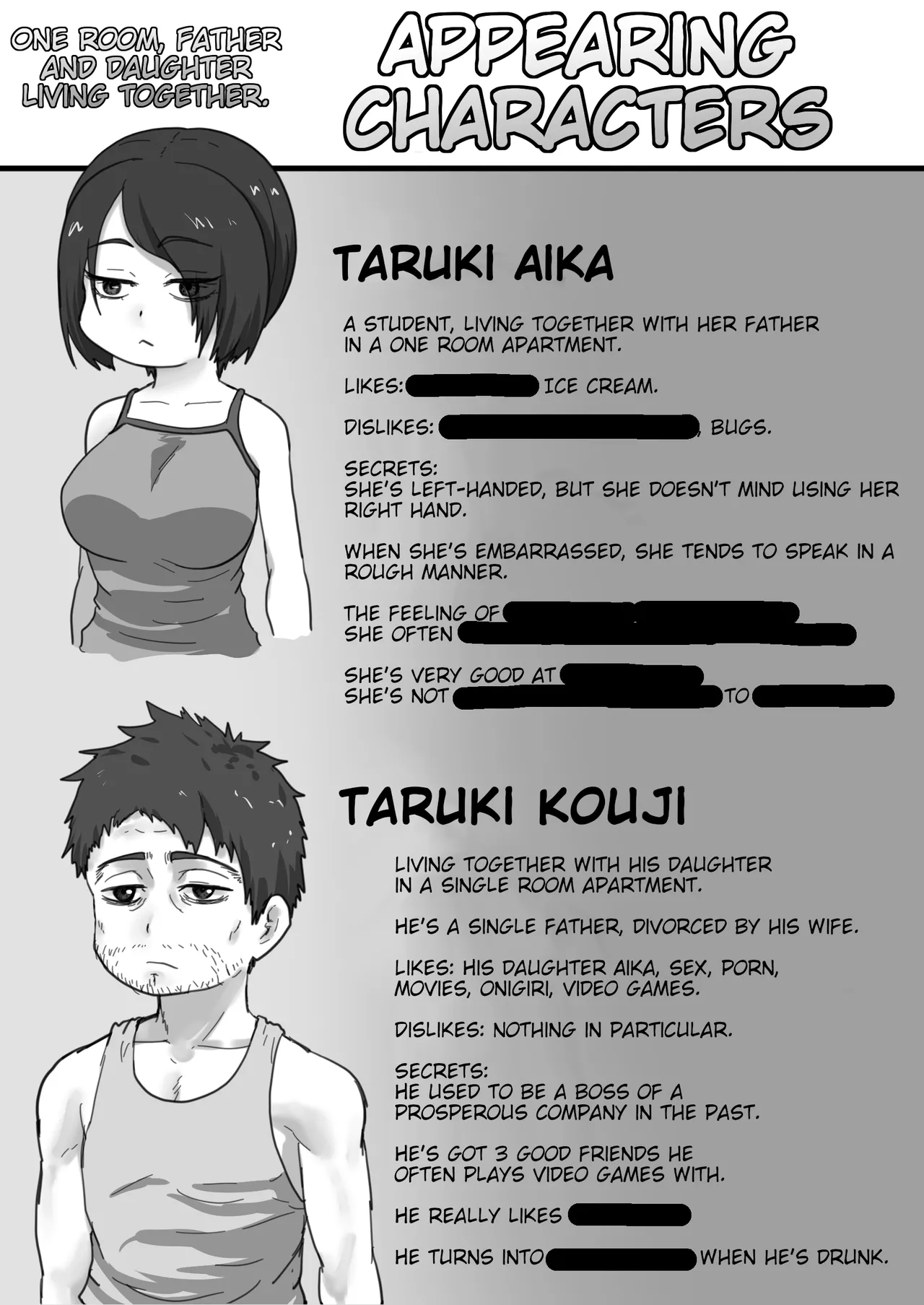 One Room, Chichi Musume-Seikatsu. | One Roon, Father and Daughter Living Together page 2 full