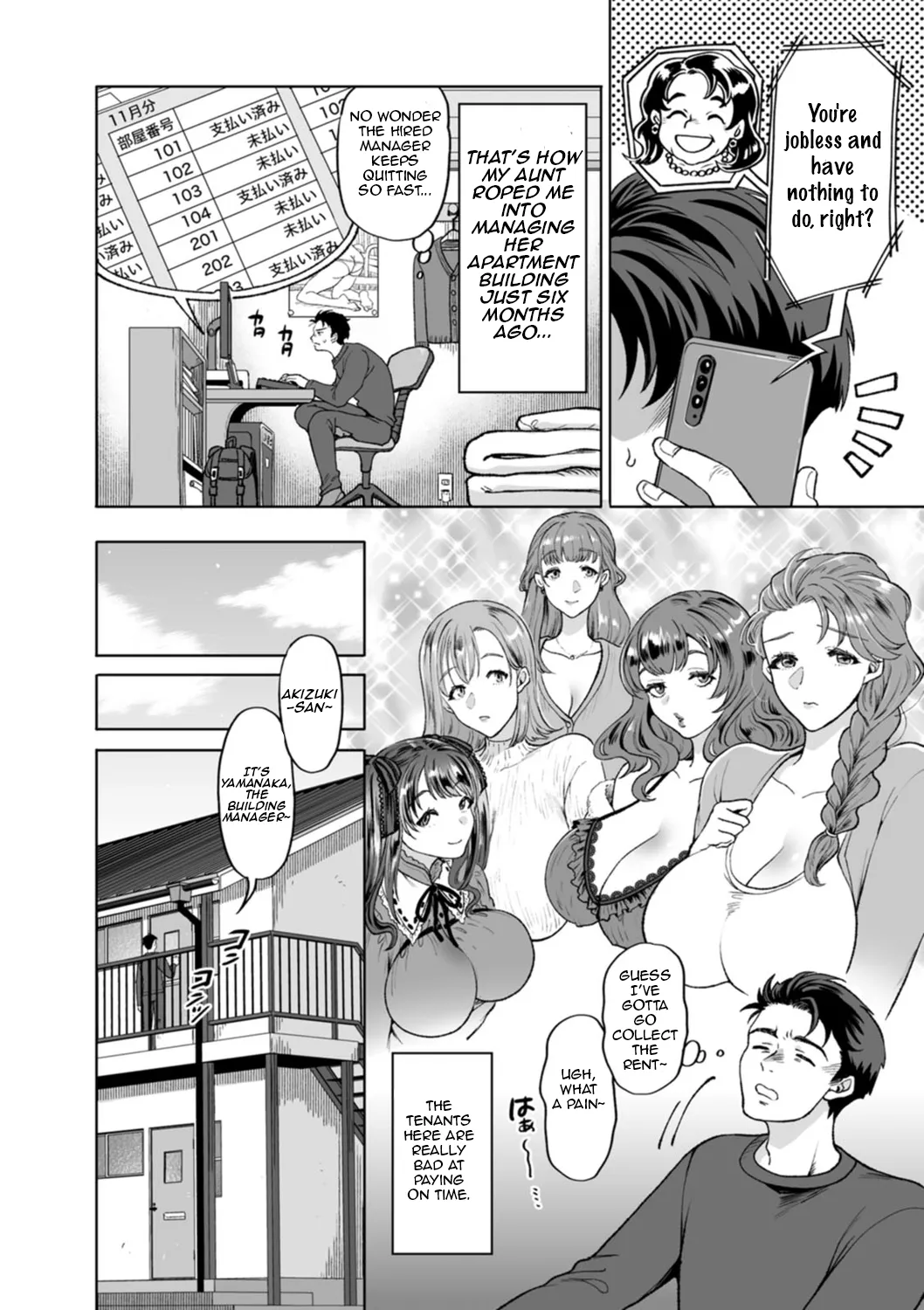 Chinkobi Apartment ~Fukou Hitozuma x Seikou Harai Hen~ | Cock-Pleasing Apartment: Unlucky Married Woman × Payment-in-Sex Edition page 2 full