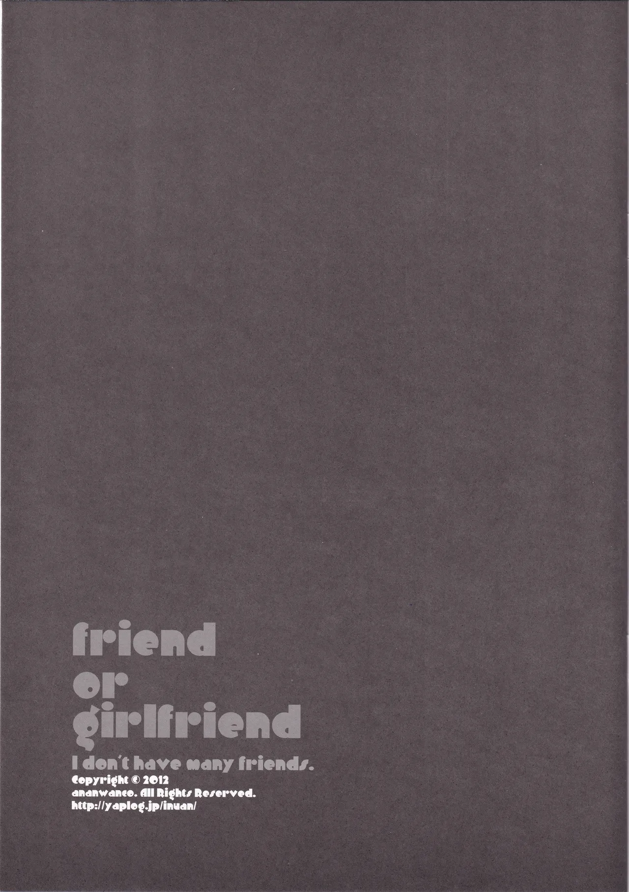 friend or girlfriend page 2 full