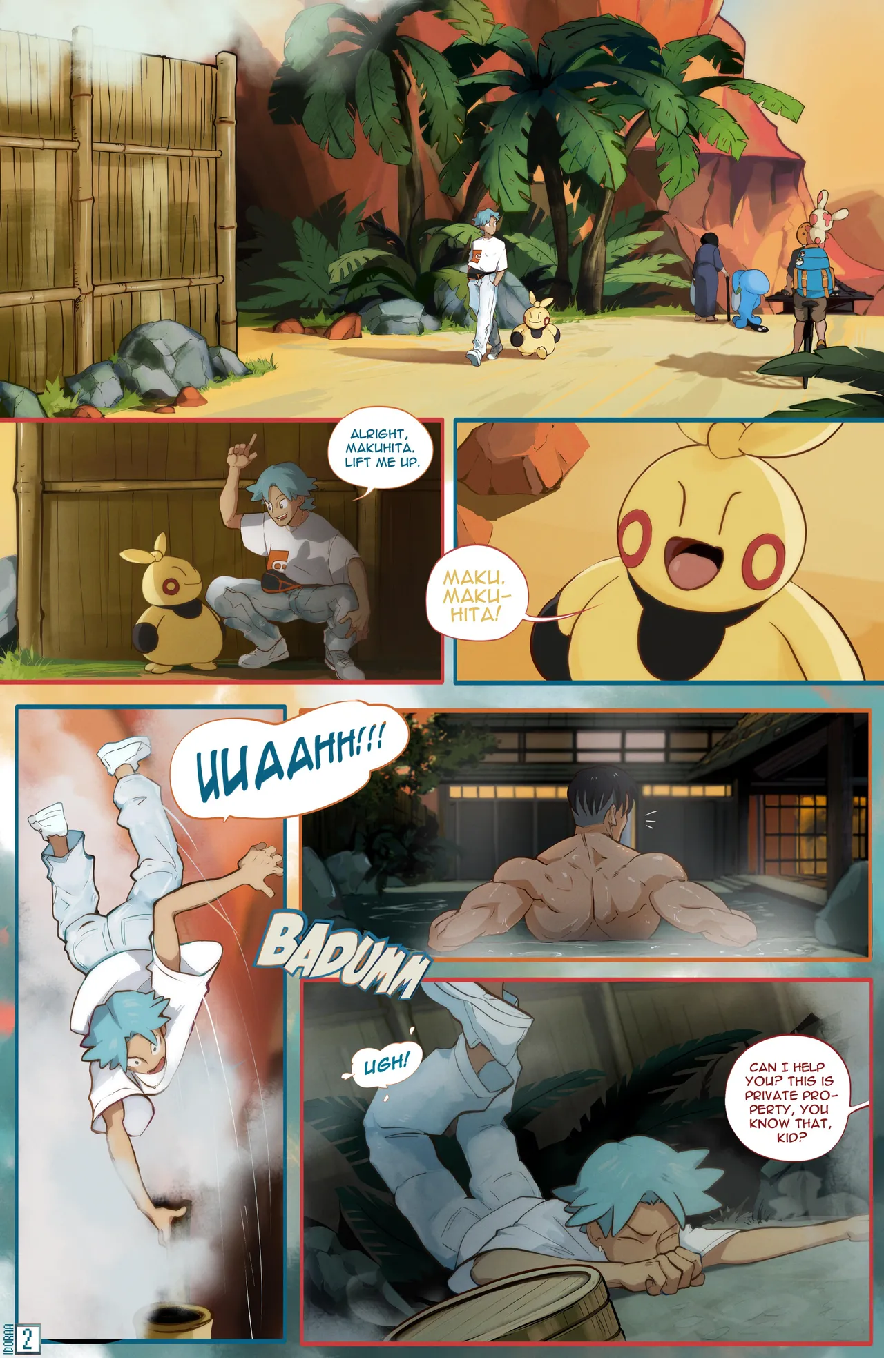 POKÉMON COMICS | KABUxBRAWLY/VICTOR+HOP/RAIHANxDRAYDEN page 2 full