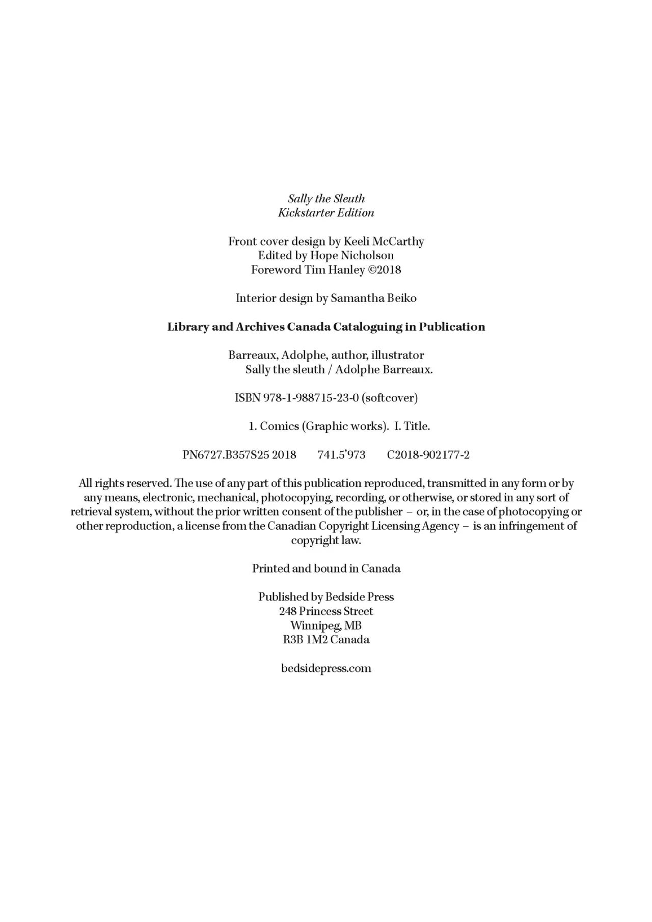 Sally the Sleuth page 3 full