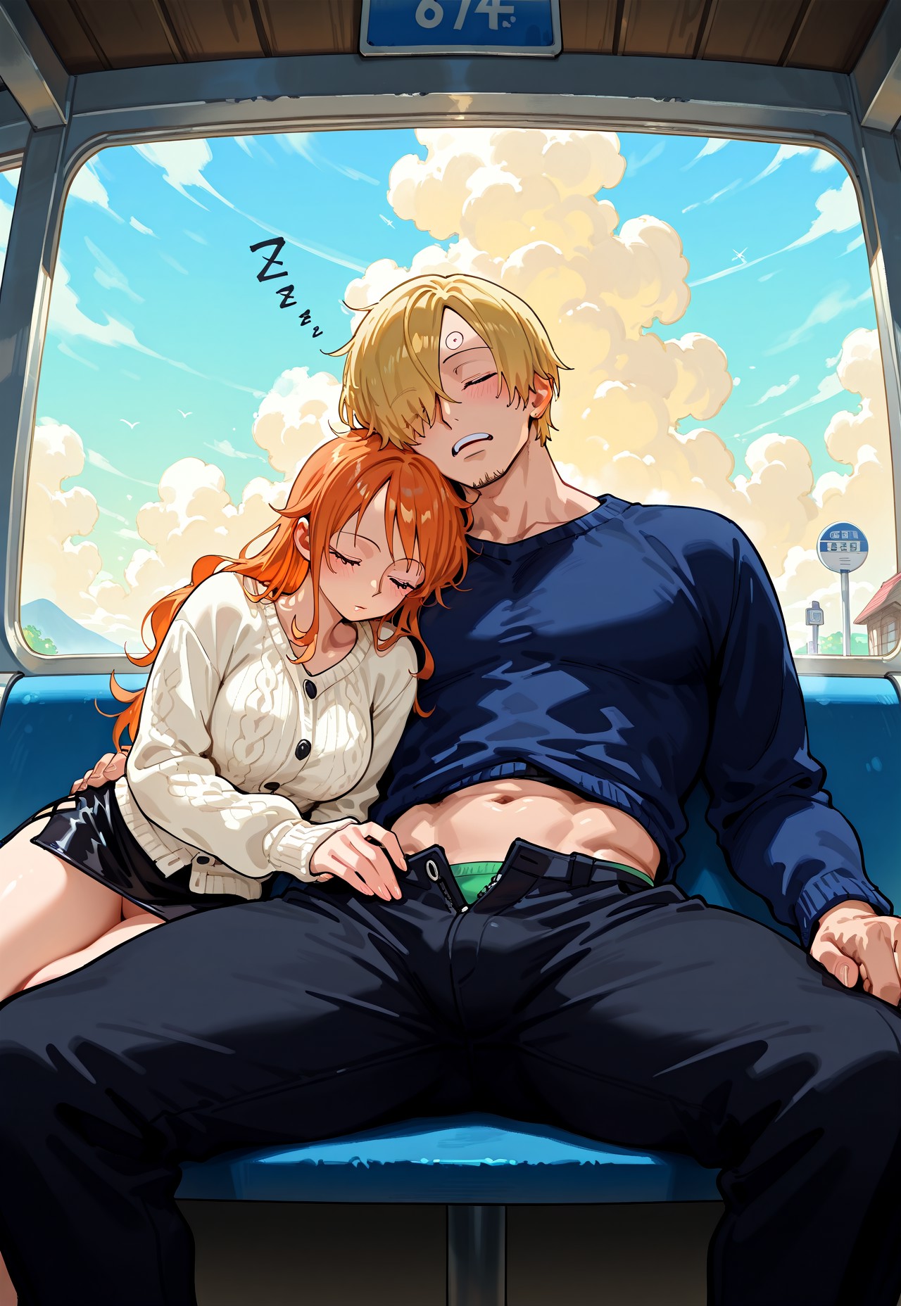 BUS STOP REST – HOLDING HANDS SLEEP page 6 full