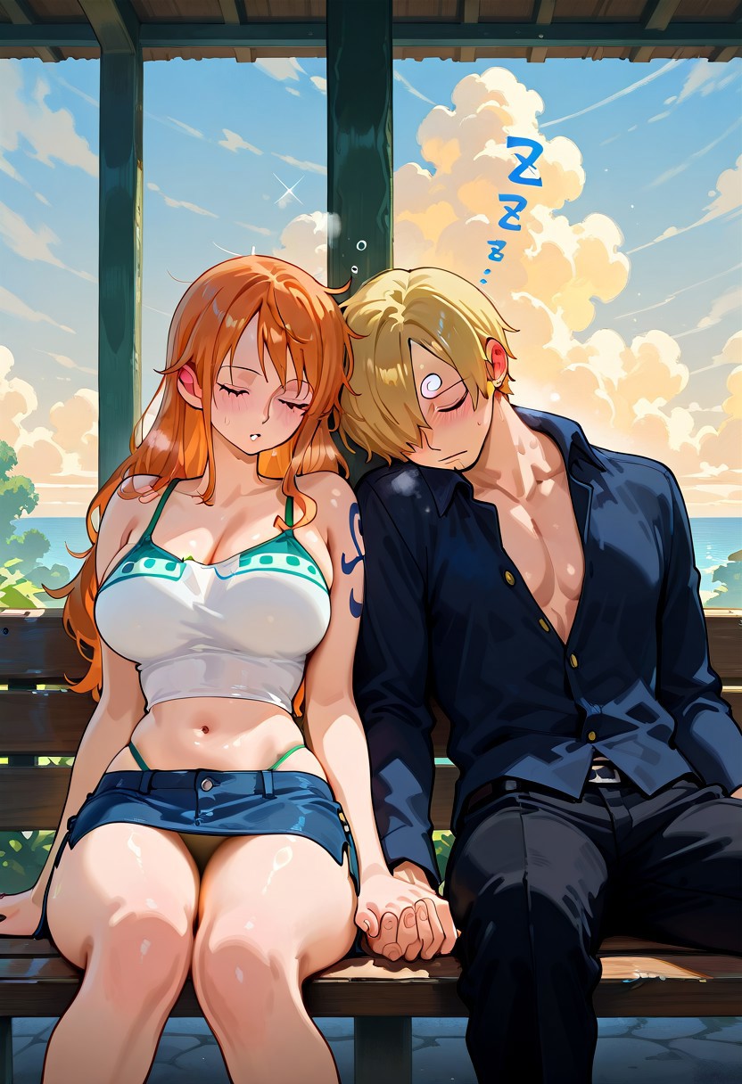 BUS STOP REST – HOLDING HANDS SLEEP page 8 full
