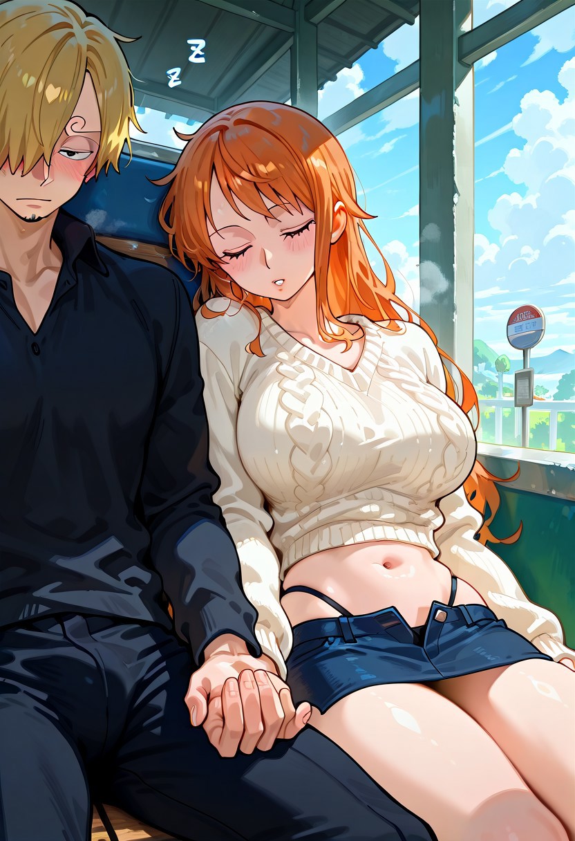 BUS STOP REST – HOLDING HANDS SLEEP page 9 full