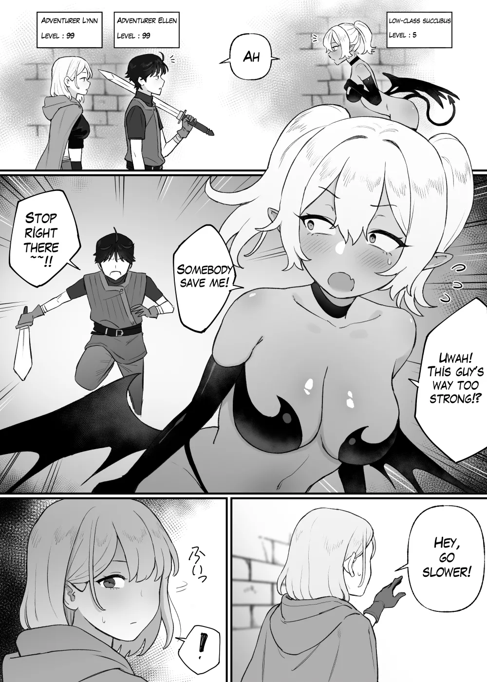 Kakyuu Inma no Dorei | A Slave of a Low-Class Succubus Ch. 1-2 page 2 full