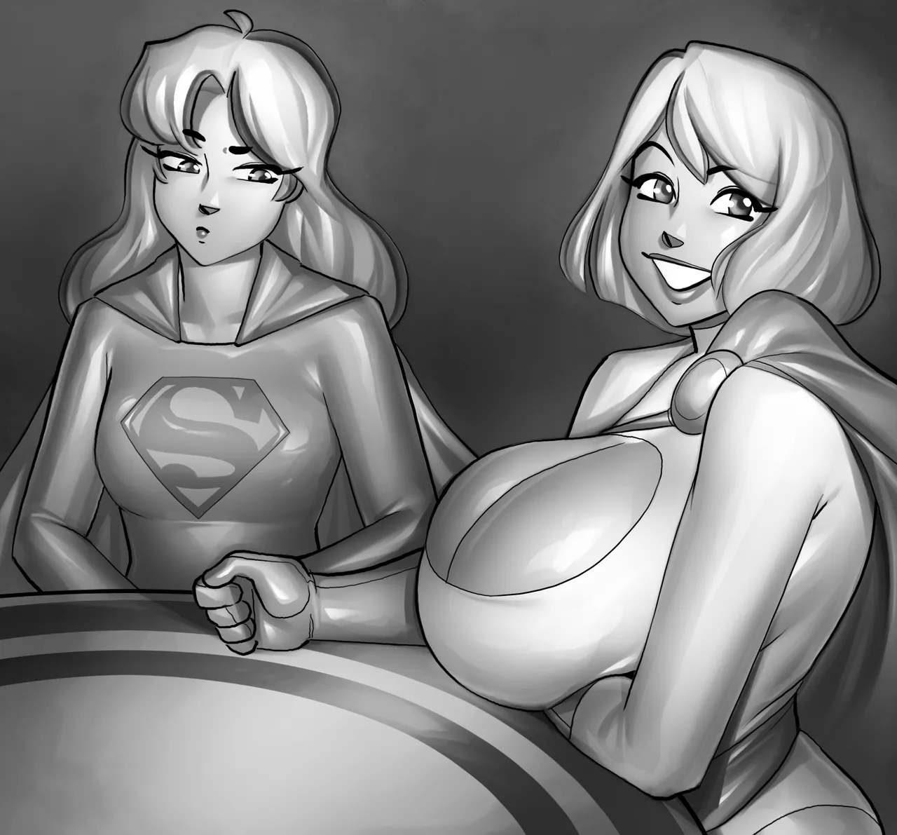 Supergirl &amp; Powergirl page 1 full