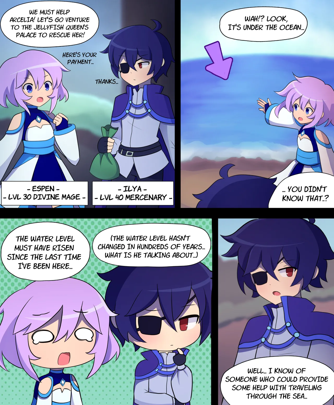 Seraph Ascent Chapter 1 With Route B : OCEAN TRENCH page 3 full
