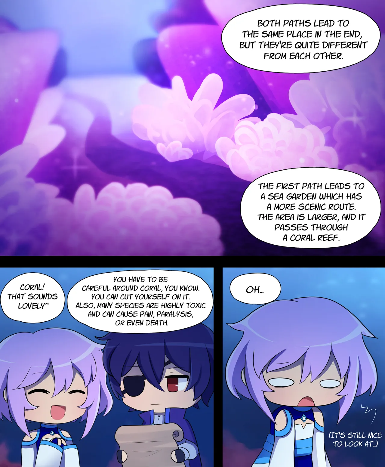 Seraph Ascent Chapter 1 With Route B : OCEAN TRENCH page 9 full