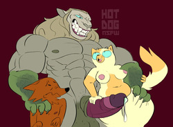 Adventure Time - Vampire King x Cake the Cat /  Mr. Fox