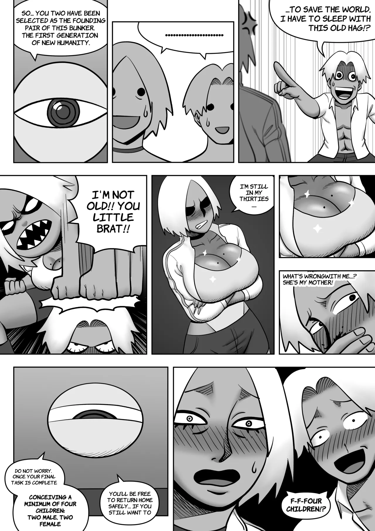 Mother and Son on a desert island #1 page 9 full