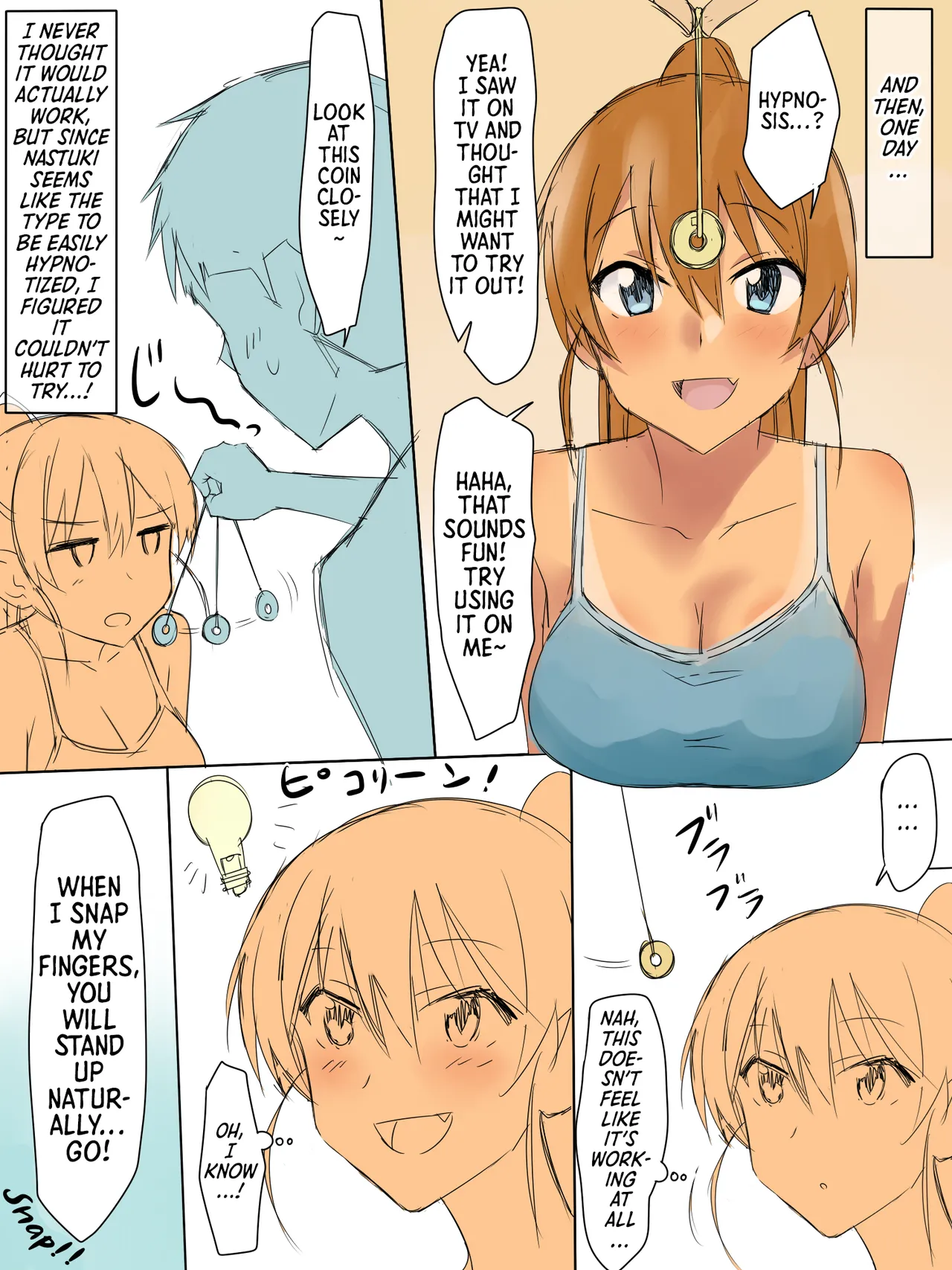 A Story About Using Hypnosis to Make the Childhood Friend Who Was Like an Older Brother to Me into My Lover page 3 full