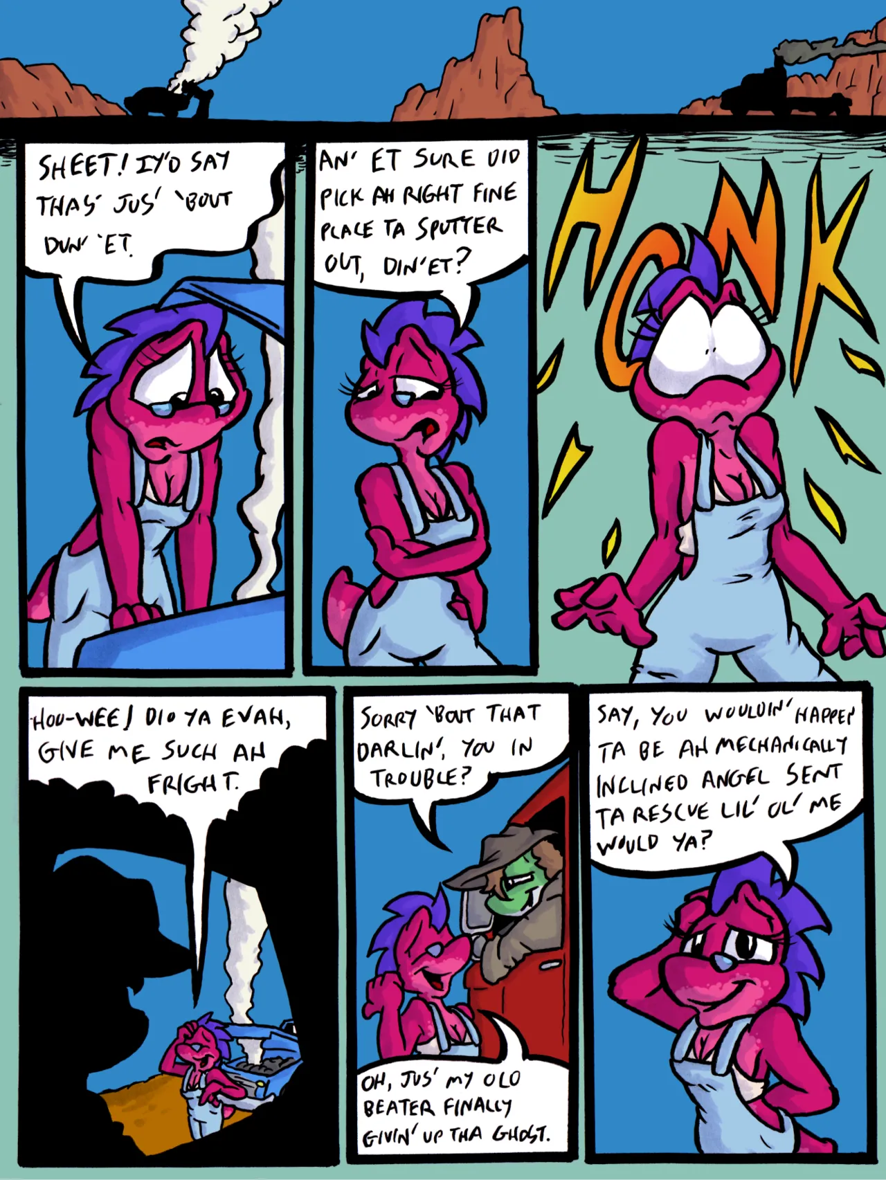 Tex and Mona page 1 full