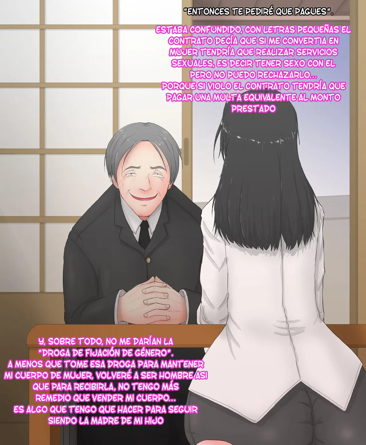 Nyotaika PapaMama Otou-san wa Mama ni Nari Soshite Chinpo de Mesu ni Sareru page 10 full
