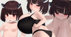 乳牛化プラグインで素直な乳牛になるきりたん