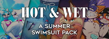 Hot &amp; Wet: A Summer Swimsuit Pack cover