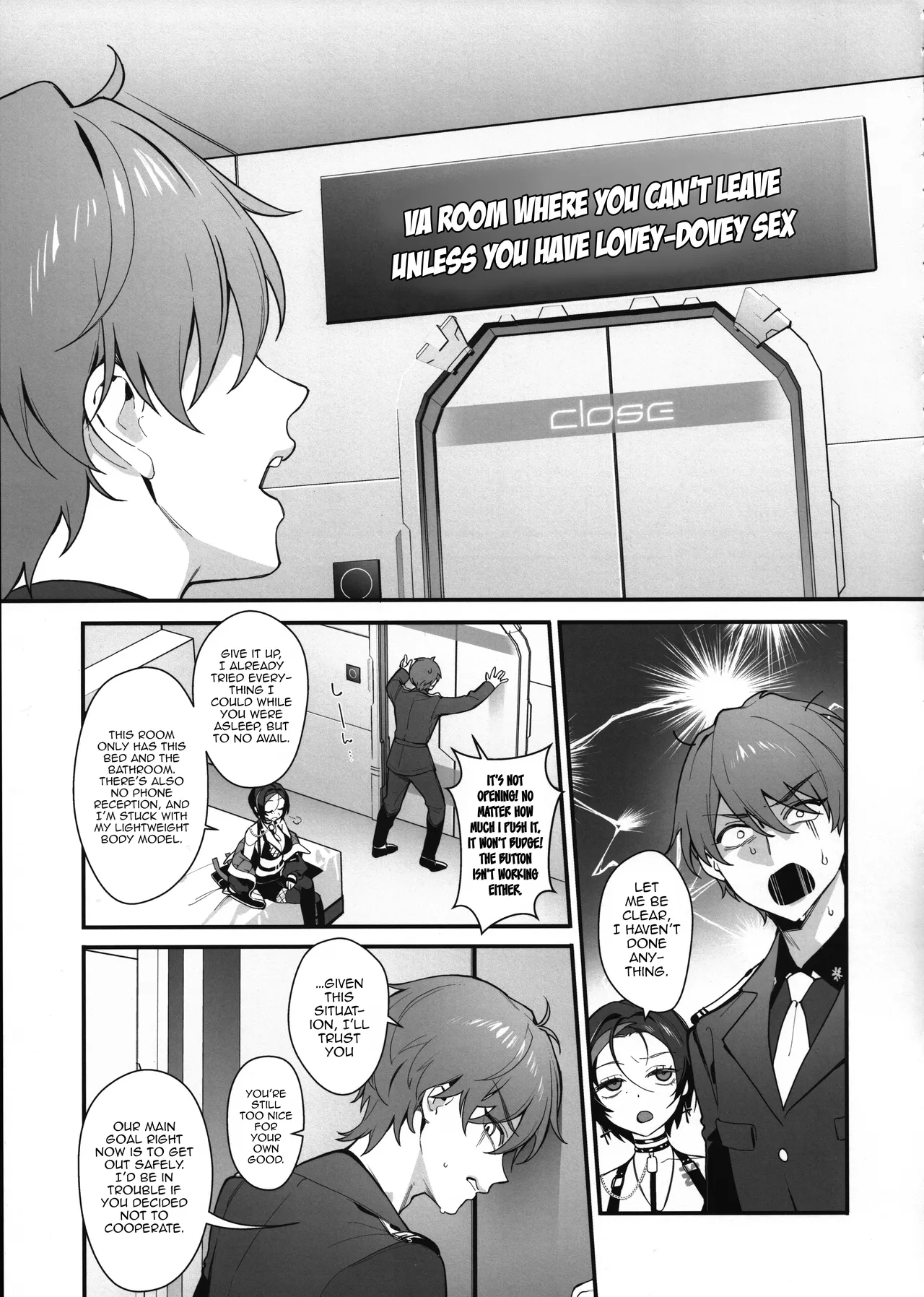 A Room Where You Can’t Leave Unless You Have Lovey-Dovey Sex page 4 full