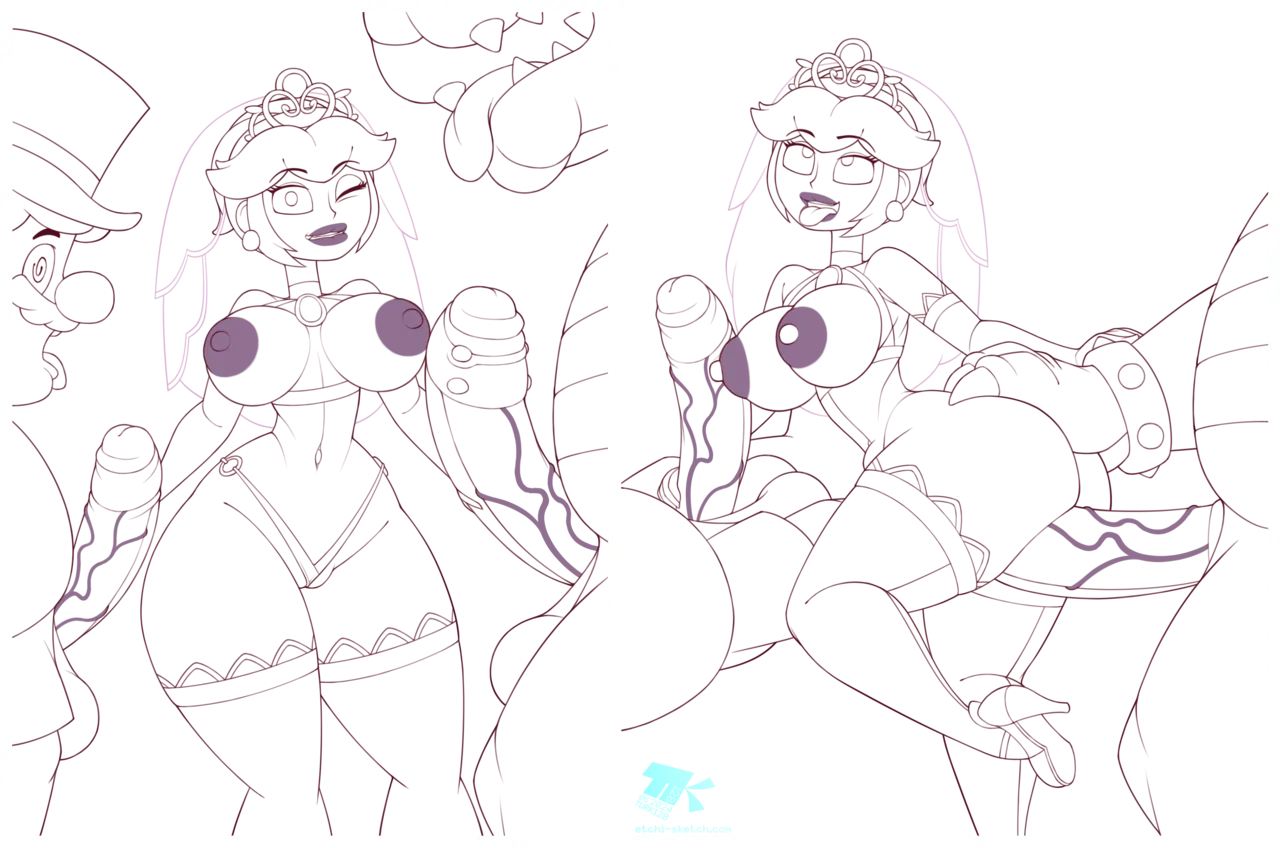 Peach's Secret Poolside Honeymoon page 4 full