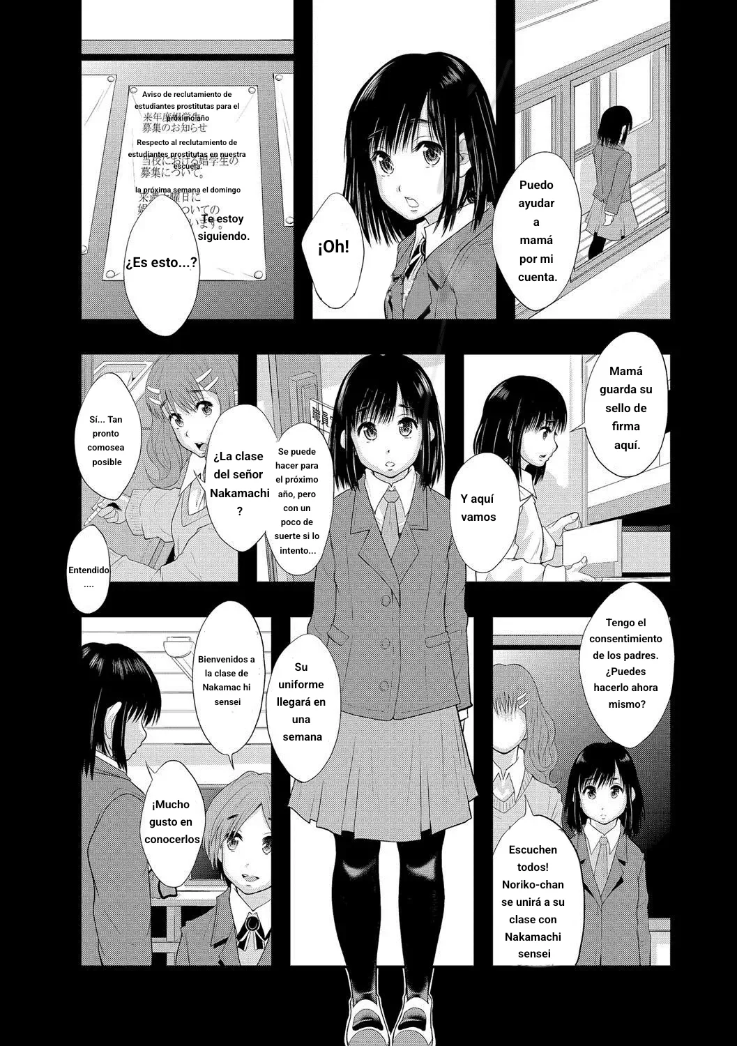 Shougakusei Nikki  Noriko｜Diario de una Estudiante Prostituta  Noriko page 8 full
