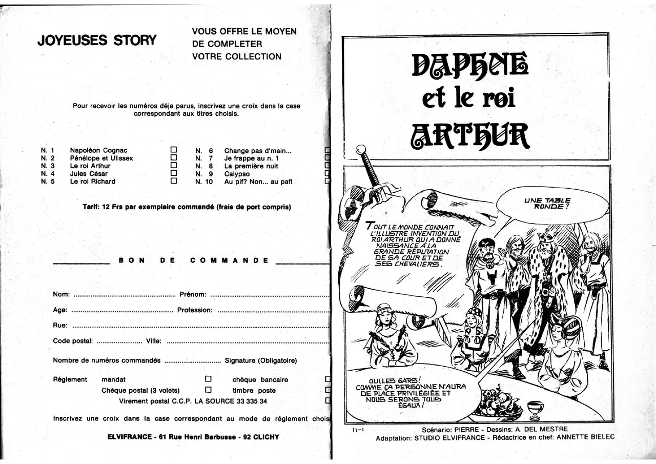 Joyeuses Story 11 - Daphné et le Roi Arthur page 3 full