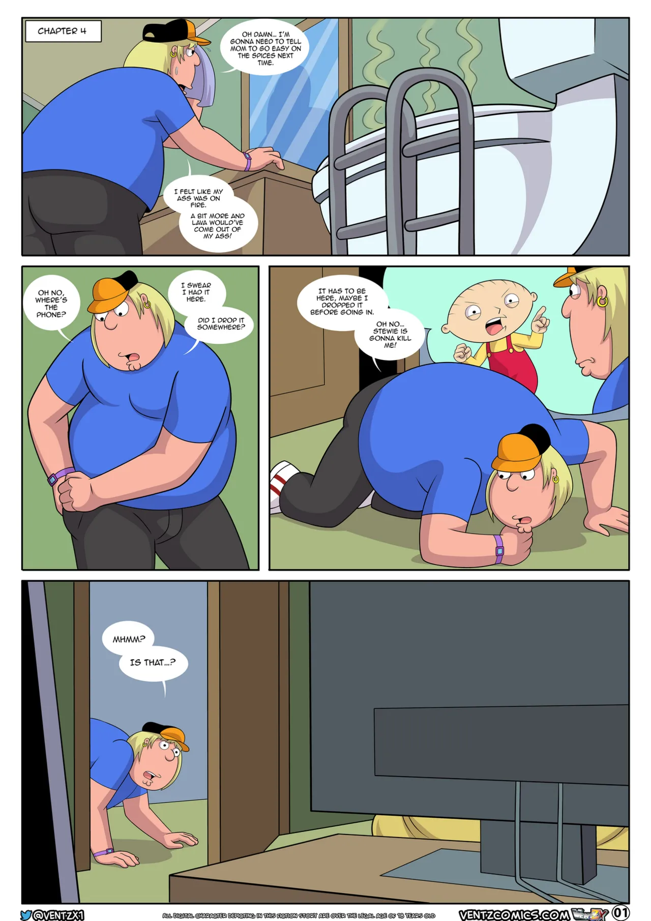 Quahog Diaries #4 page 1 full