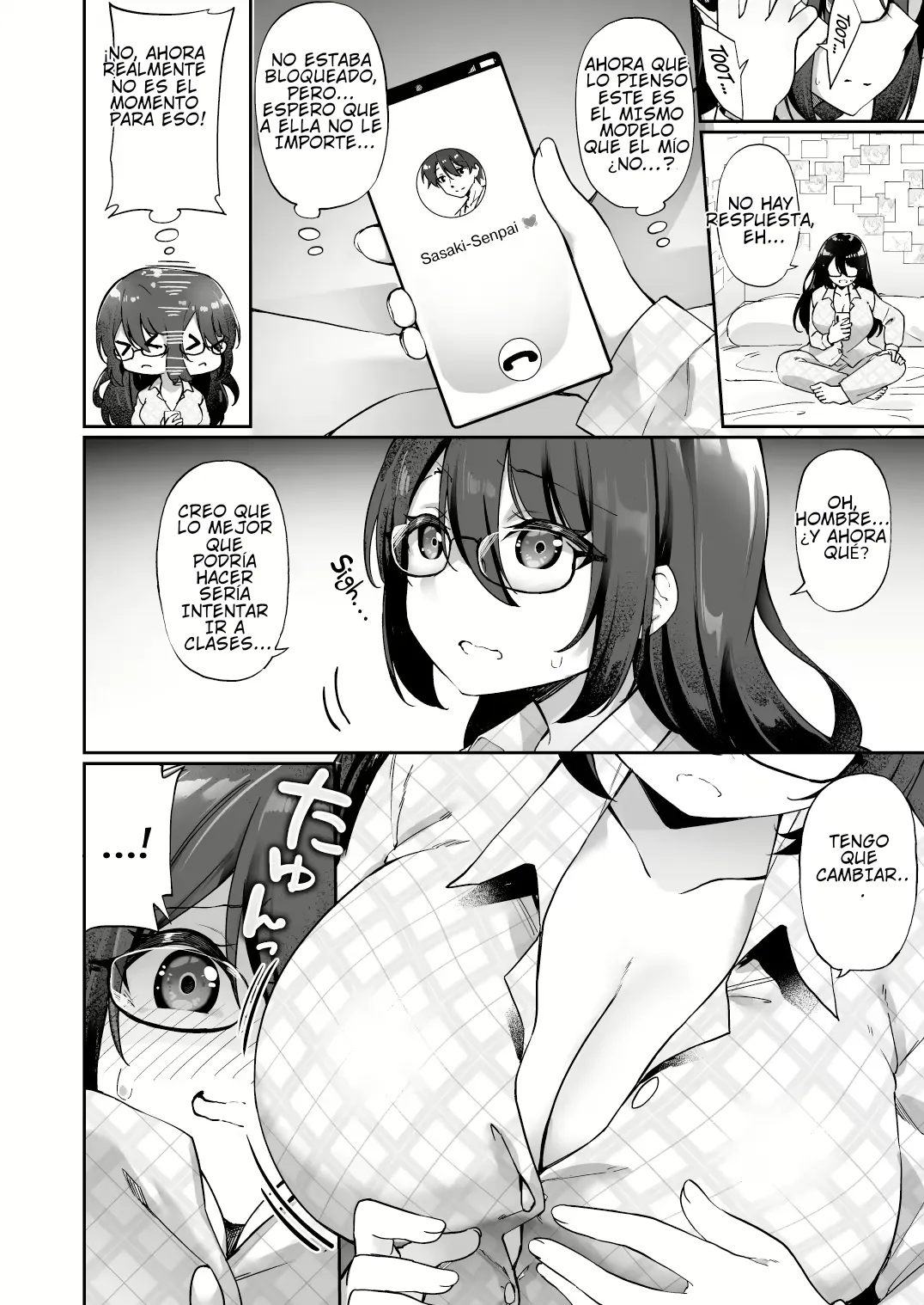 Boku no Koe o Kiku dake de Hatsujou Shichau Yandere Kyonyuu Kouhai ni Karada o Irekaerarete Shimatta! page 5 full