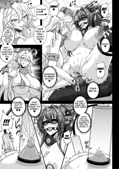 Kemono-Kan Yamato &amp; Iowa X Sakunyuu X Juukan │ Bestiality Fleet YAMATO &amp; IOWA X MILKING X BESTIALITY page 5 full