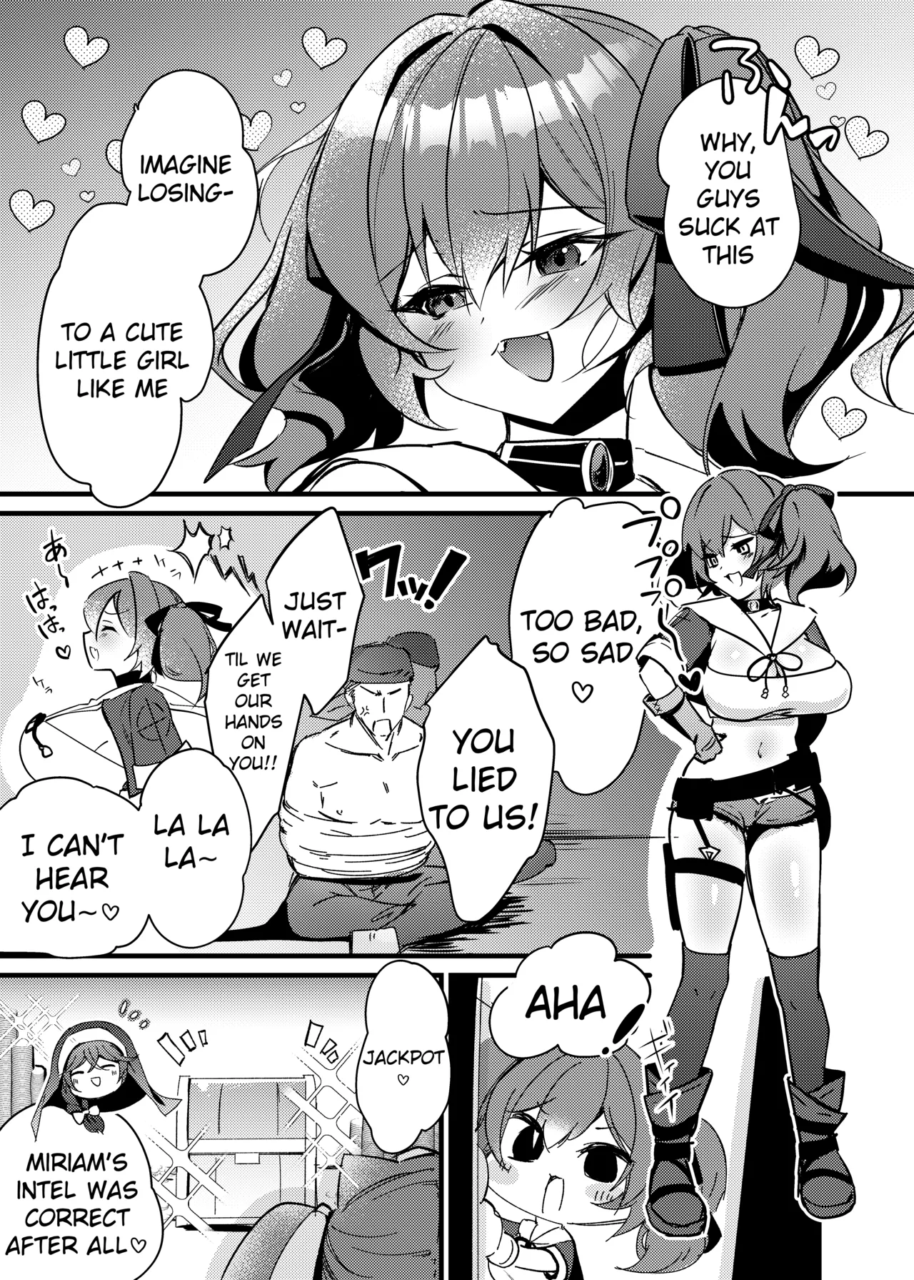 Thief Girl Swallowed By Mimic - Skeb page 1 full