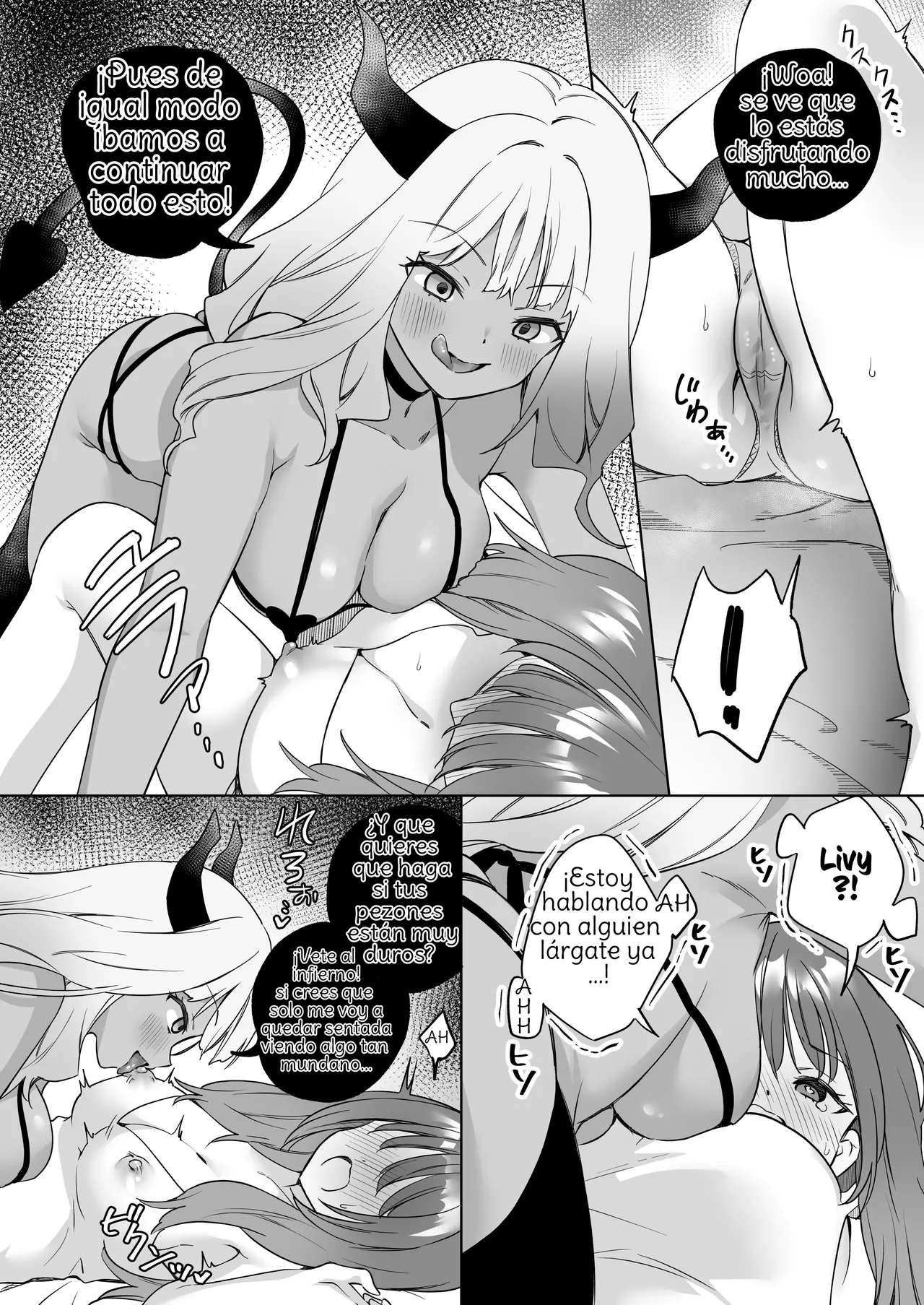 Yuri Kakusei Succubus vs Yuri Kakusei Kunoichi ~Watashi no Karada de Yuri Ecchi Battle suna!~  Lesbian Awakening Succubus vs Kunoichi! ~Don't Use My Body to Fight your Sexy Lesbian Battle~ page 7 full