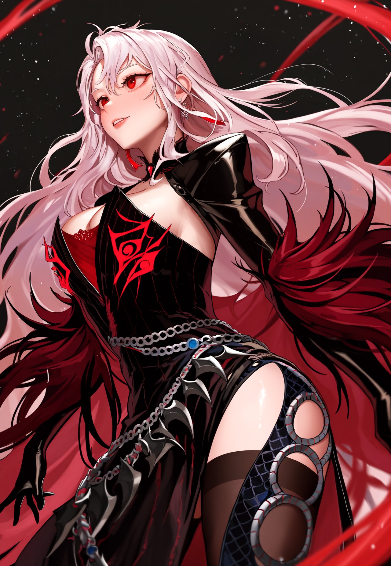 DEMONBANE SOLEMN POV – BLACK DRESS CLEAVAGE page 4 full