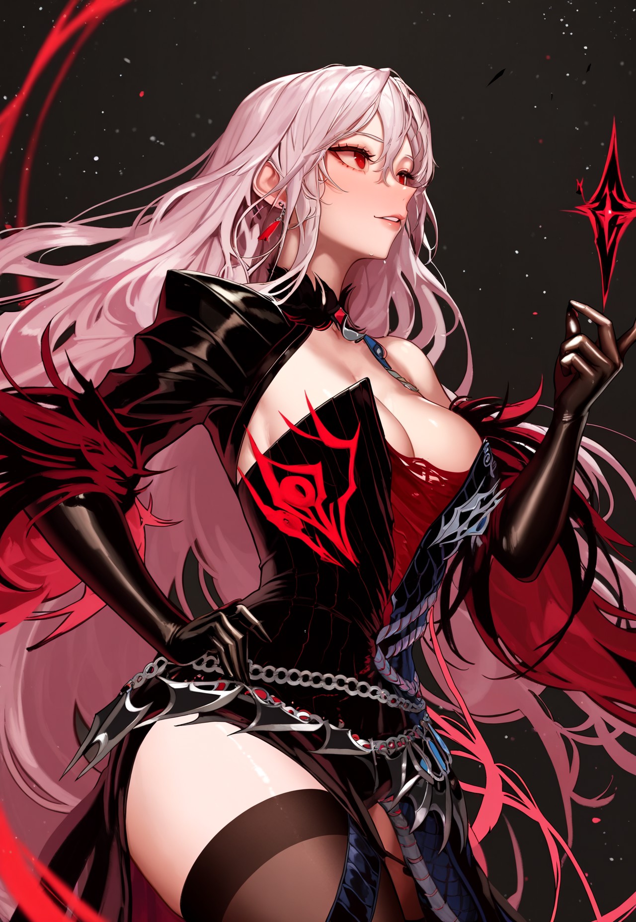 DEMONBANE SOLEMN POV – BLACK DRESS CLEAVAGE page 5 full