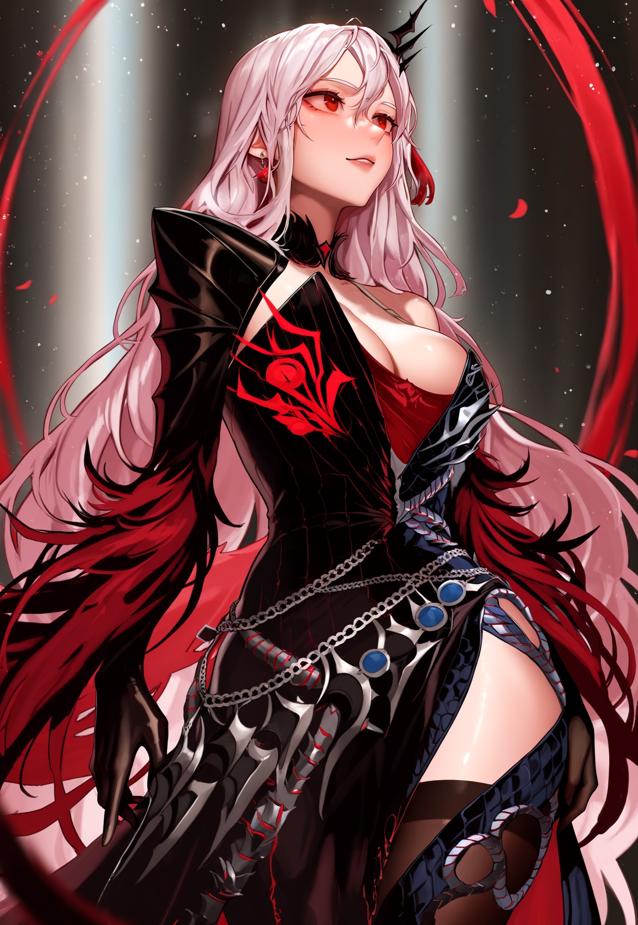 DEMONBANE SOLEMN POV – BLACK DRESS CLEAVAGE page 6 full