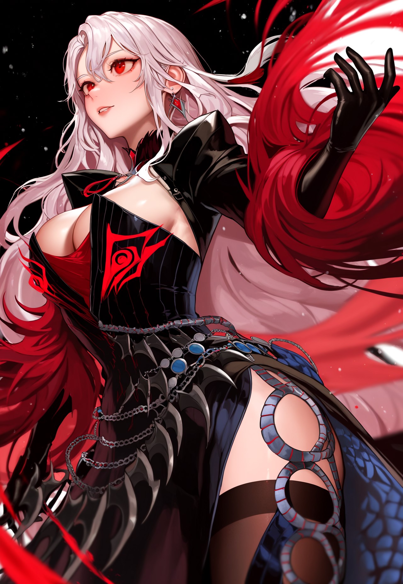 DEMONBANE SOLEMN POV – BLACK DRESS CLEAVAGE page 8 full