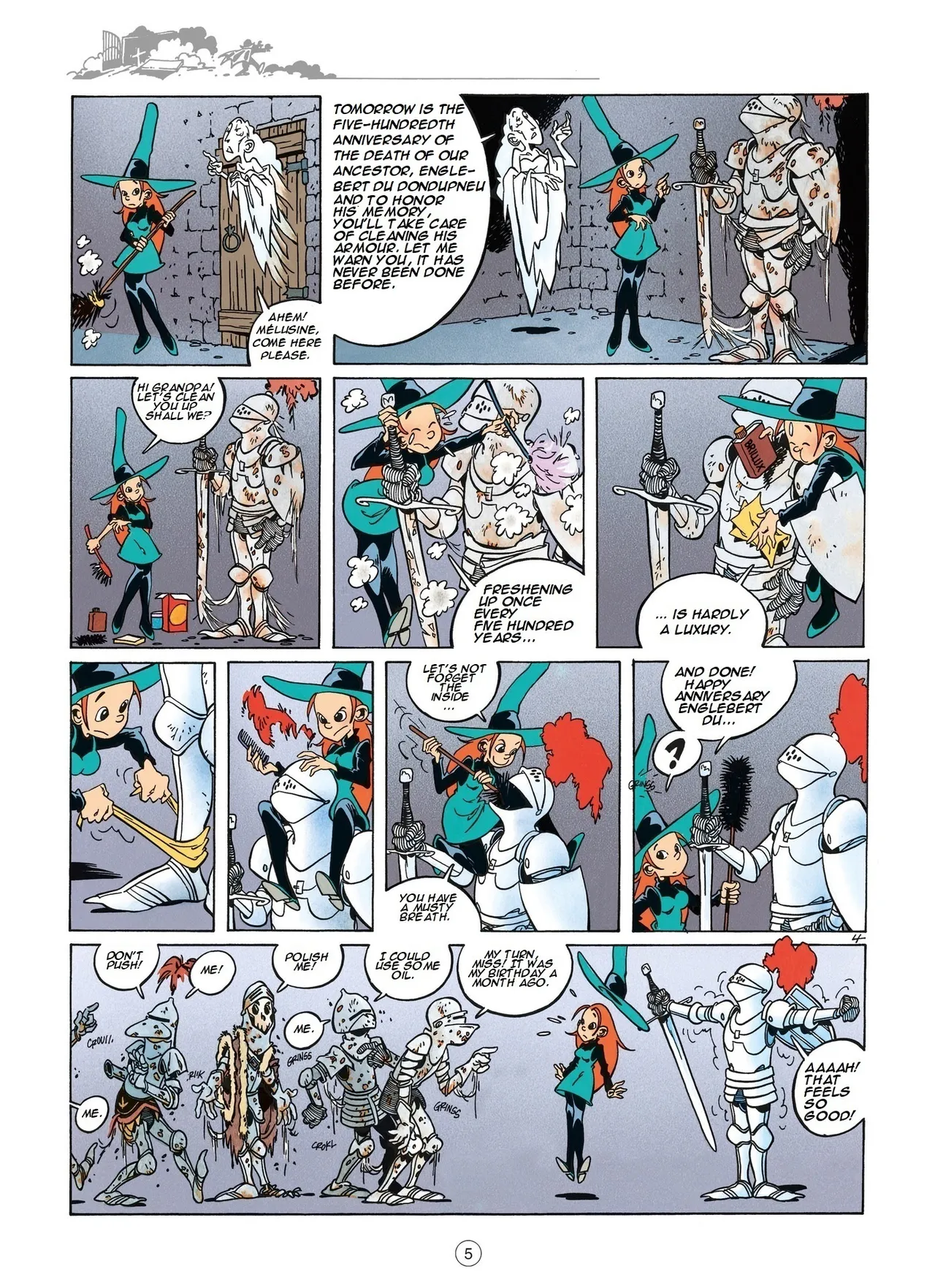 Mélusine #01 - Spells, 1995 page 5 full