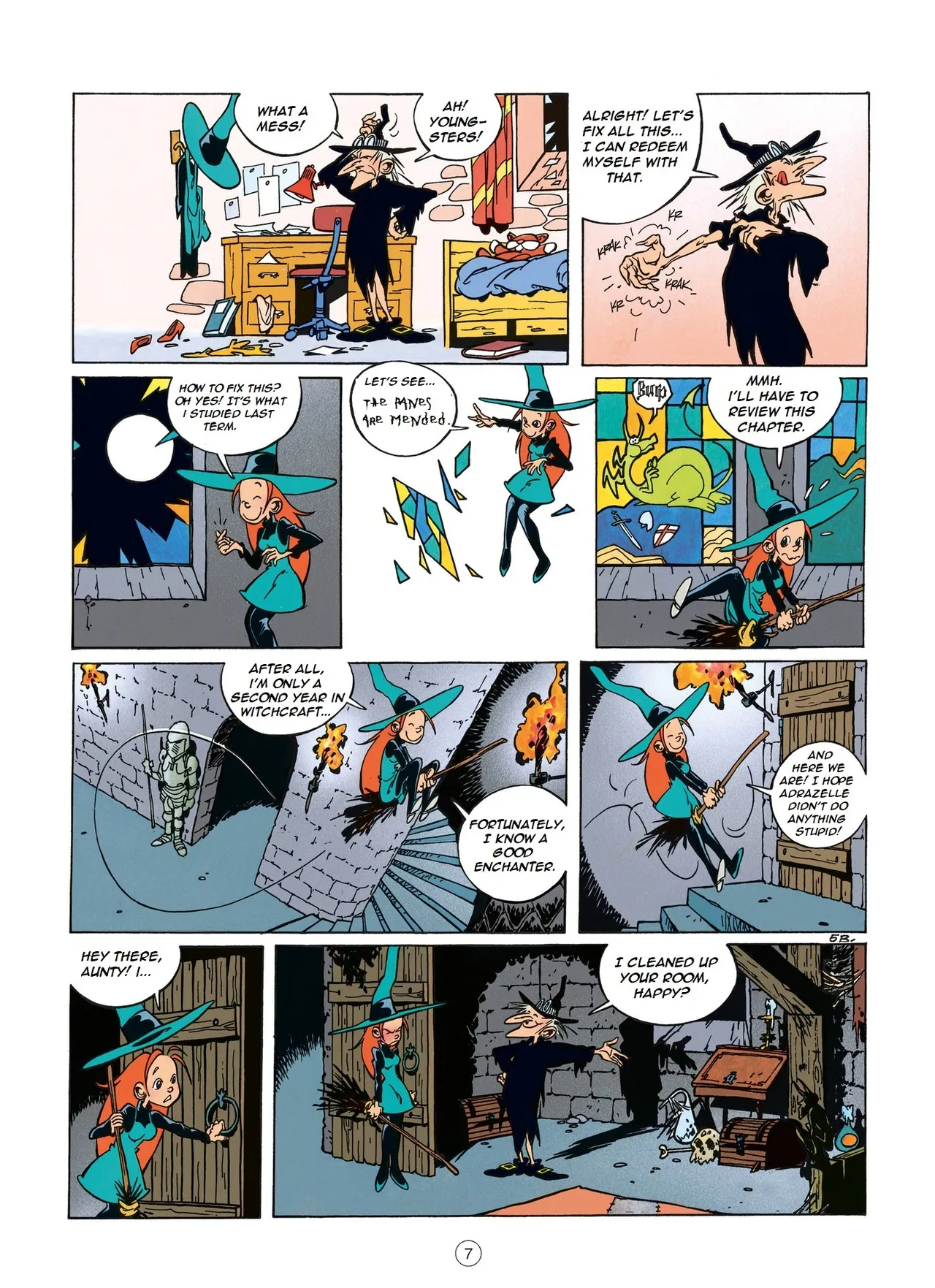 Mélusine #01 - Spells, 1995 page 7 full