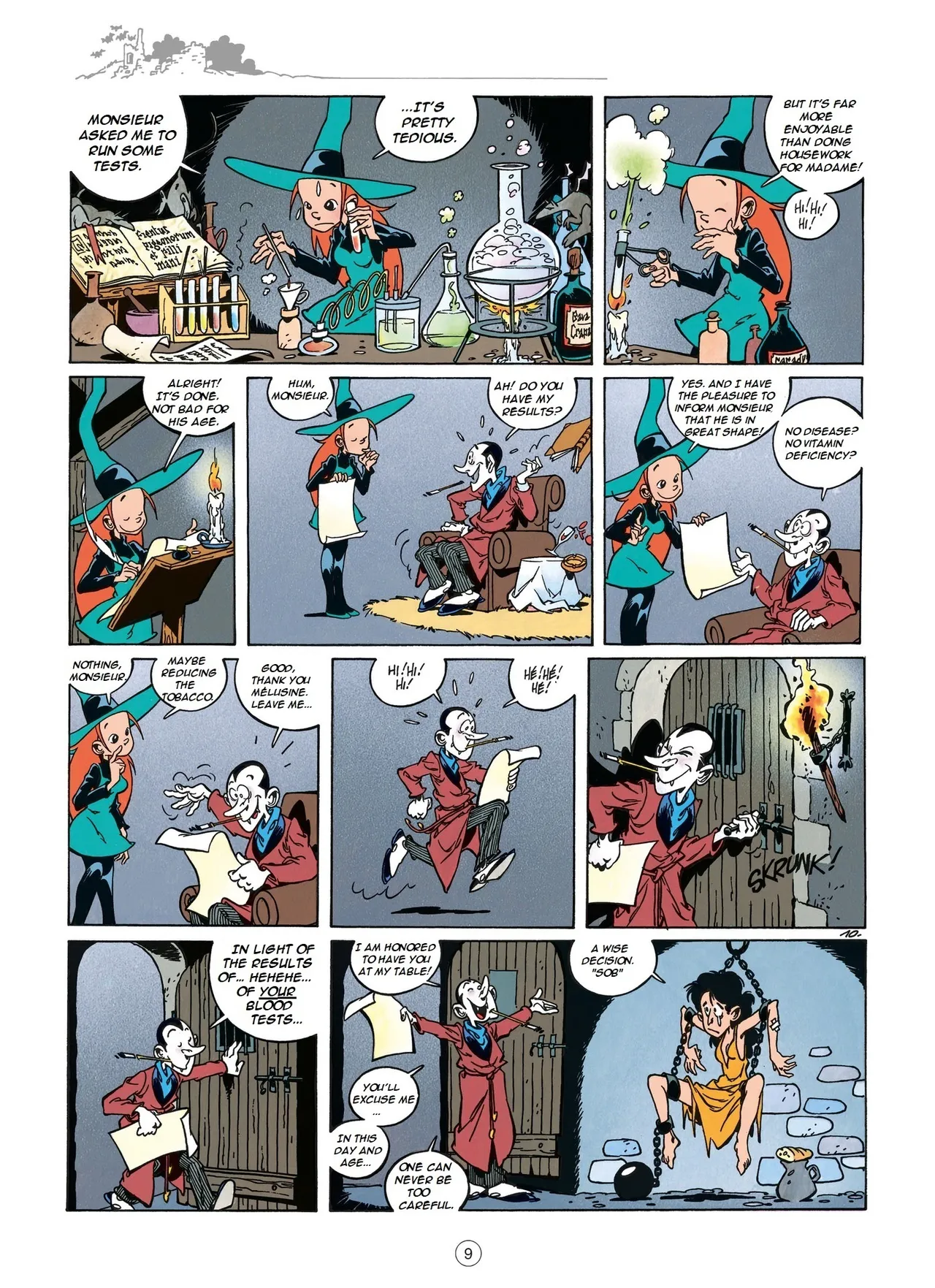 Mélusine #01 - Spells, 1995 page 9 full