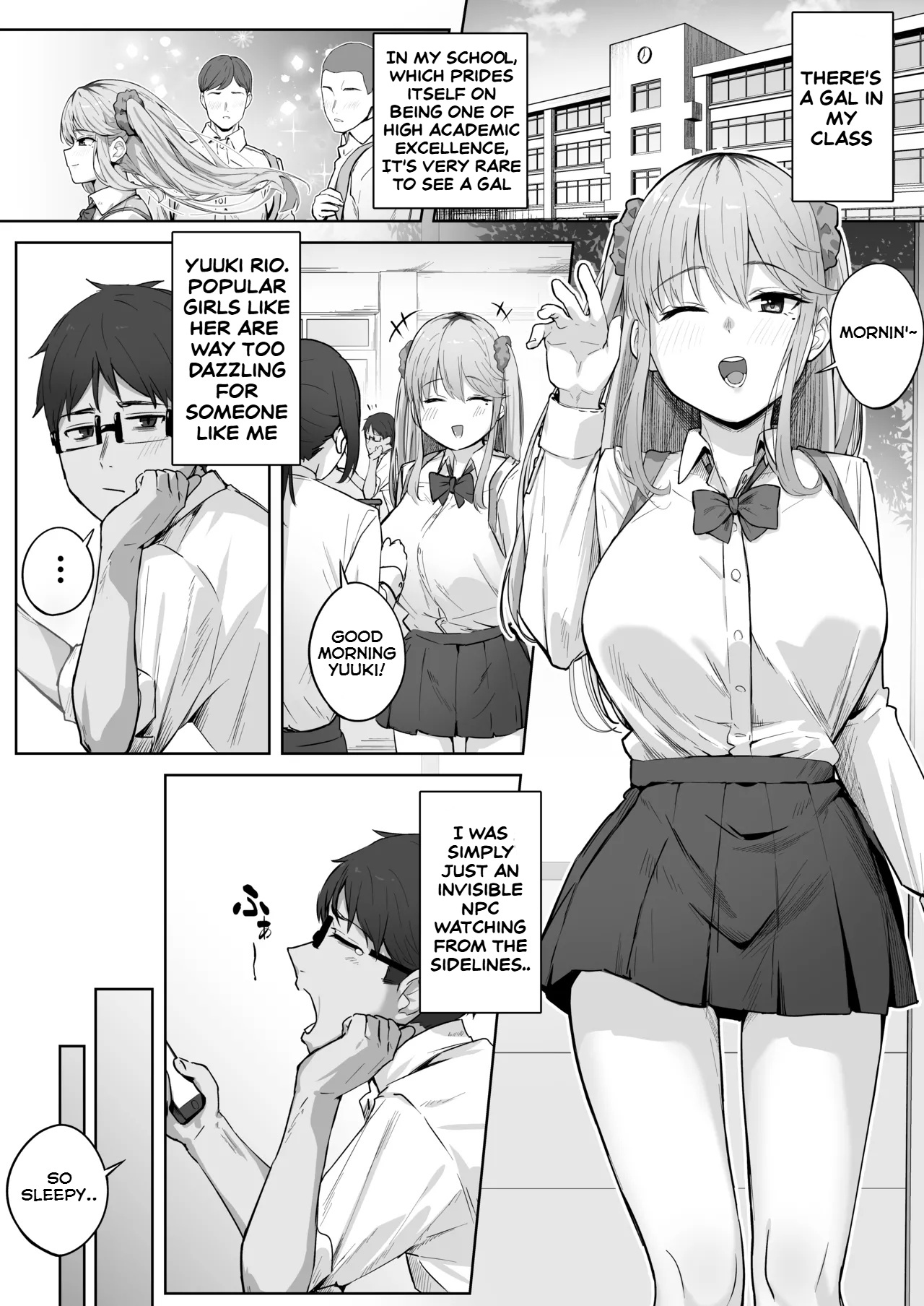 Class de Ninki no Gal wa Omorashi to Kanbotsu Chikubi ga Complex Datta. page 3 full