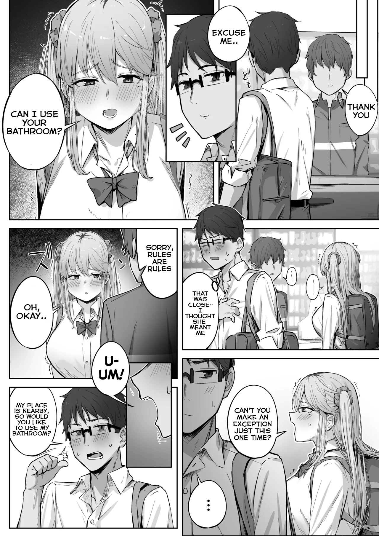 Class de Ninki no Gal wa Omorashi to Kanbotsu Chikubi ga Complex Datta. page 6 full