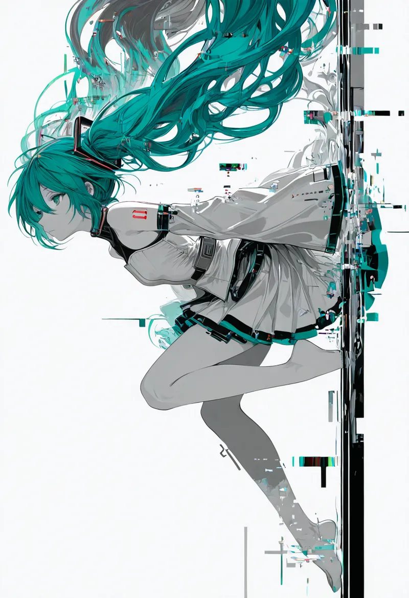 BLUE HAIRED TWINTAILS: FISHEYE VIEW page 2 full
