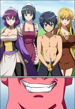 The Familiar of Zero - Tiffania  Henrietta  Siesta  Majin buu 1-2