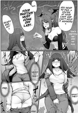 You need to pee but your panties must come off last