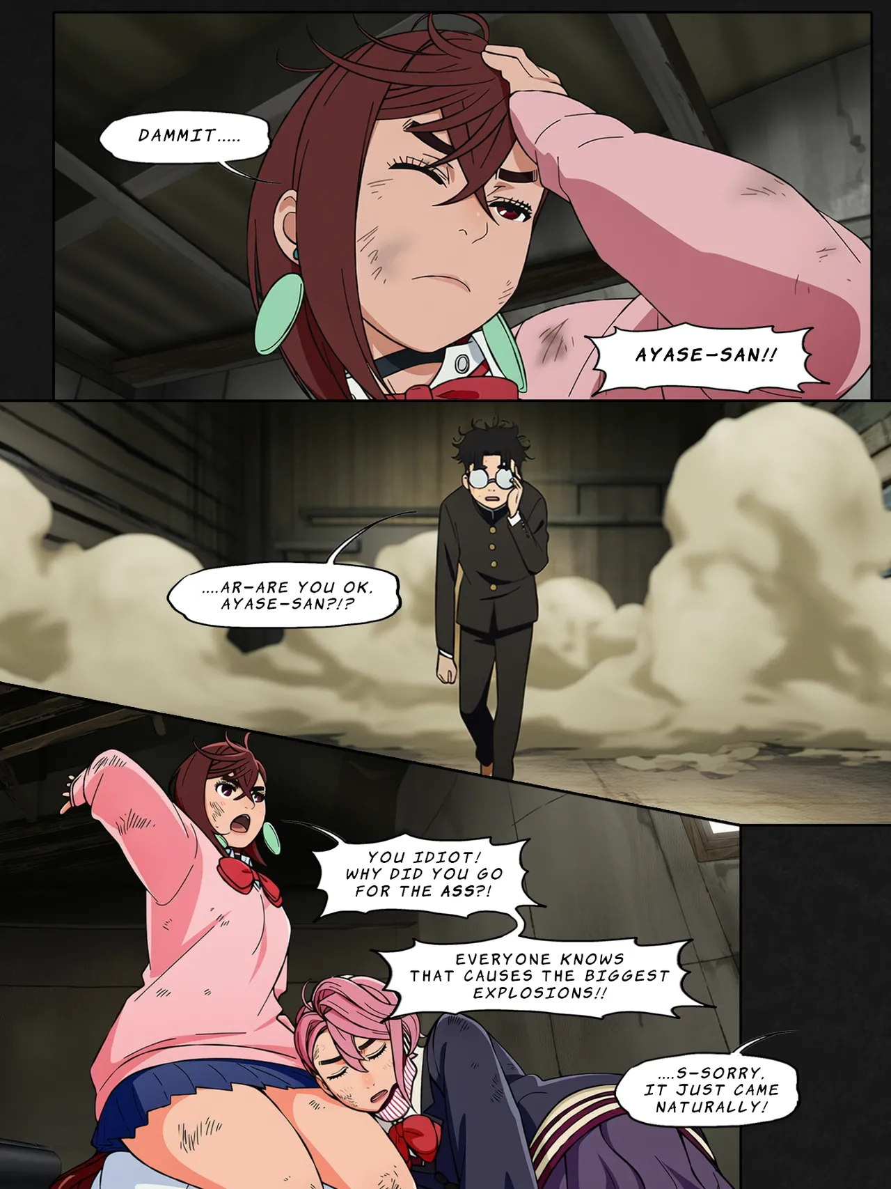 DanDaDan: The Forgotten Episode - A Momo &amp; Obarun Doujin page 9 full