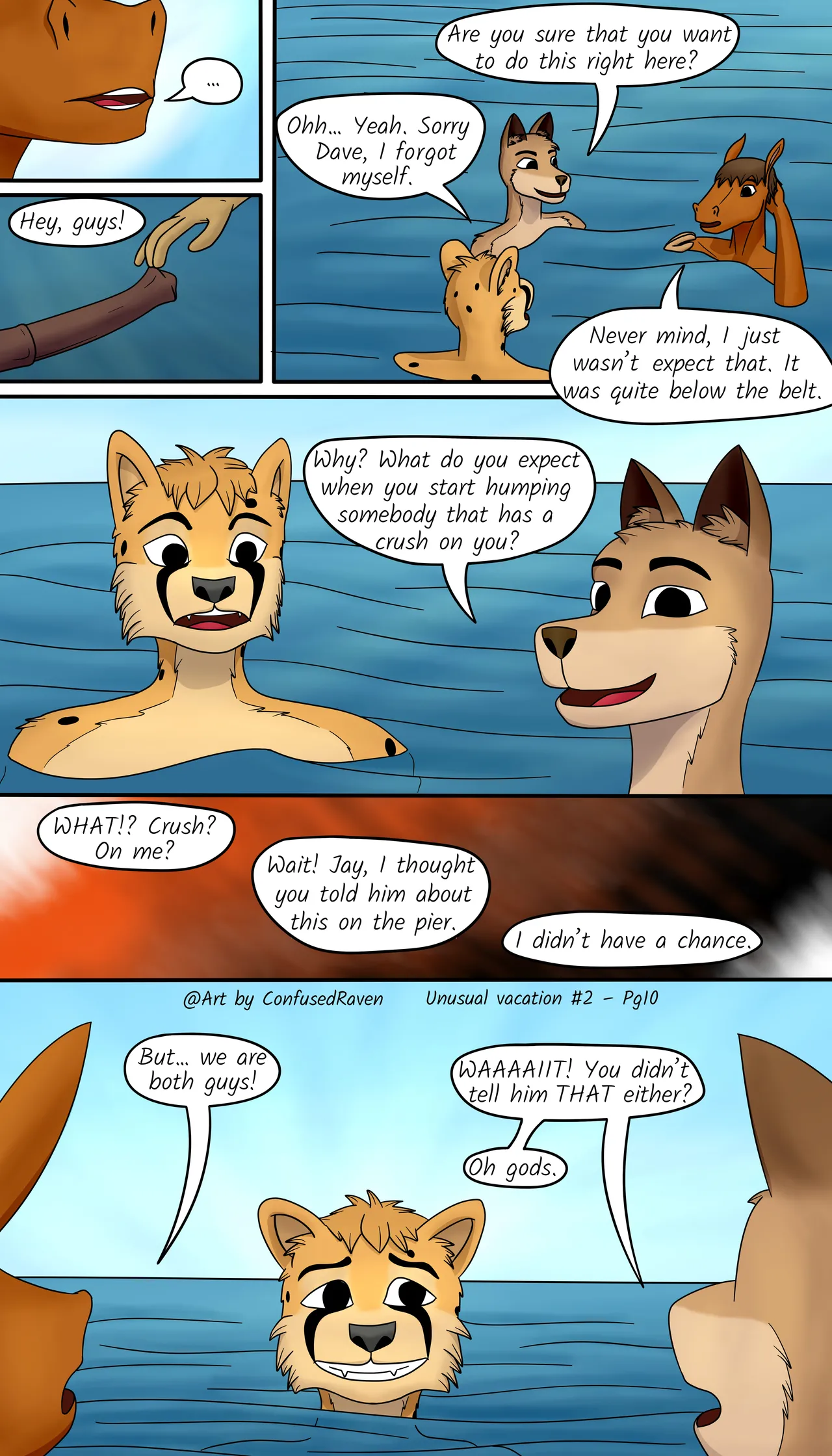 Unusual Vacation #2 - What are friends for page 10 full