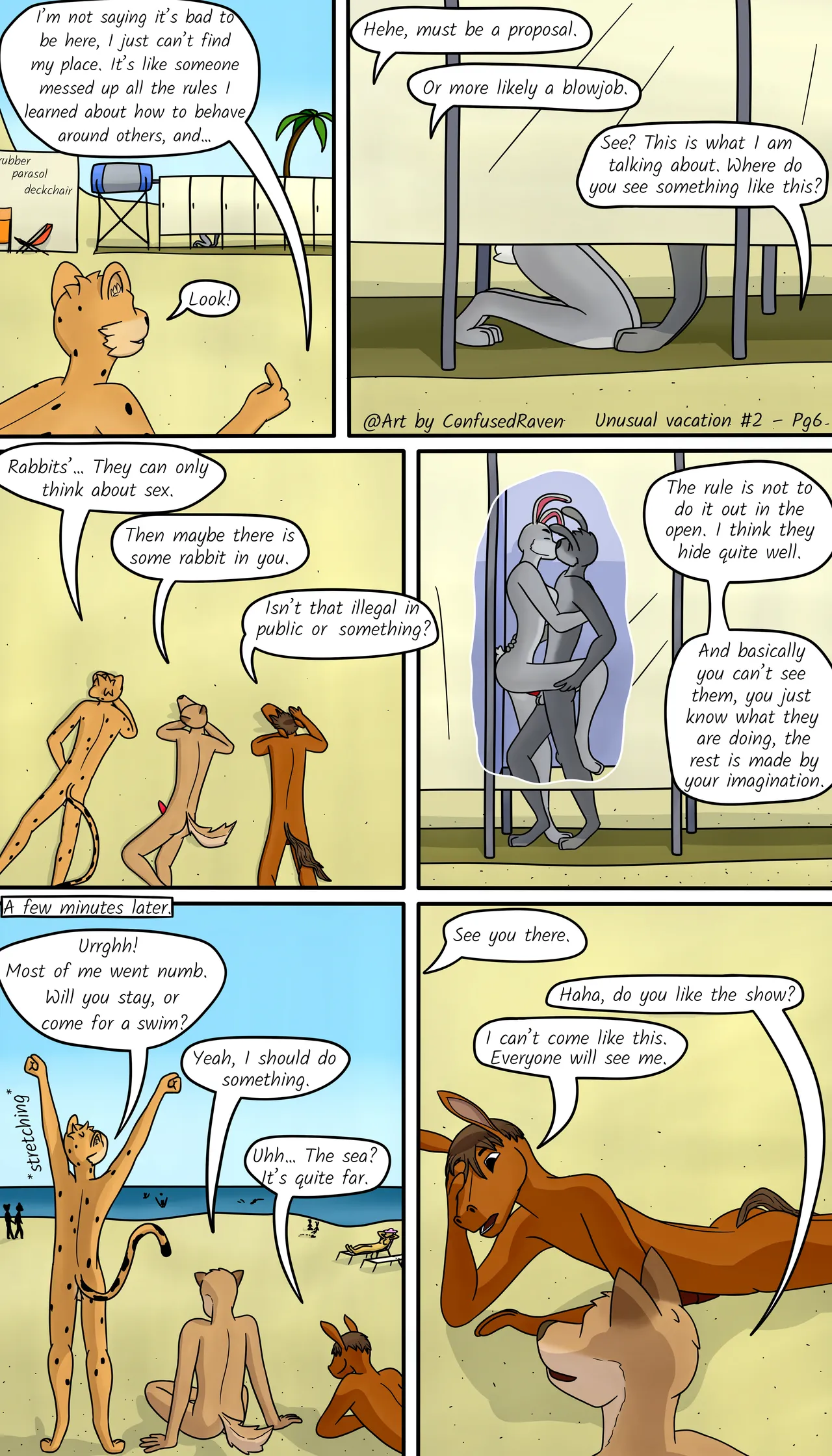 Unusual Vacation #2 - What are friends for page 6 full