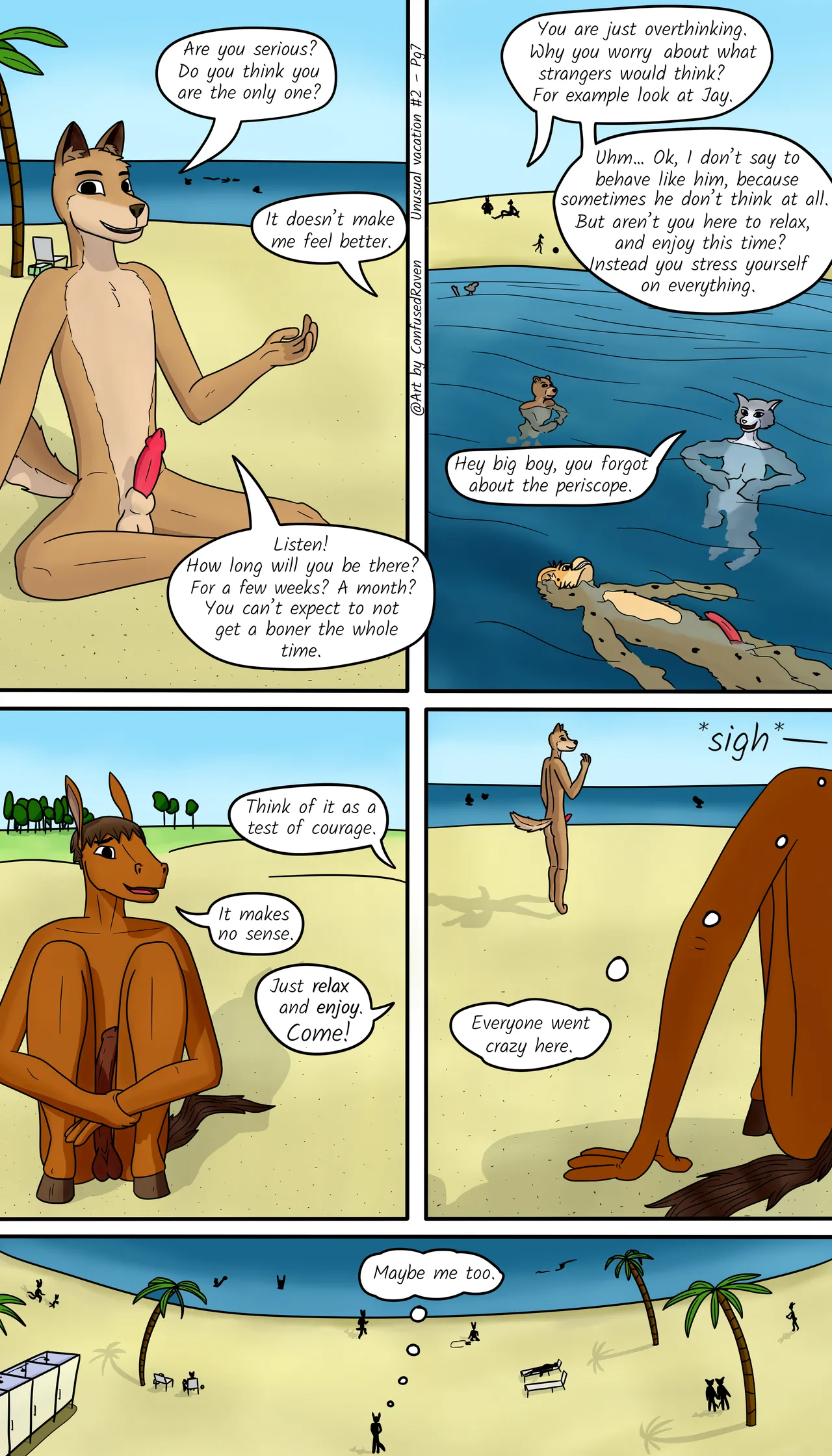 Unusual Vacation #2 - What are friends for page 7 full